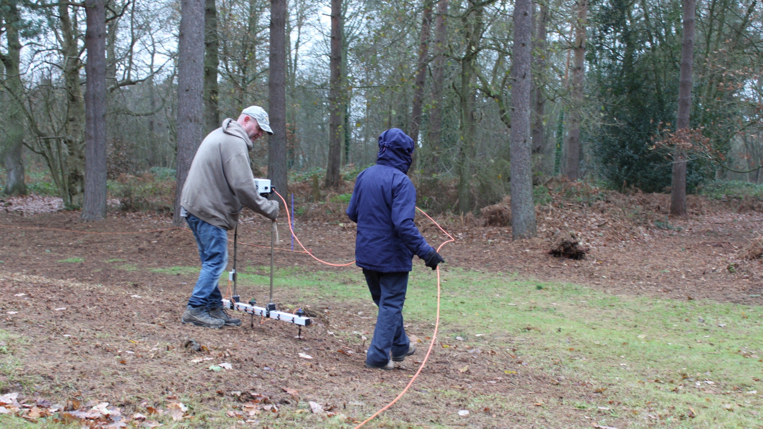 Earth res scanning of Howe’s Hill Neolithic and Bronze Age barrows, Sheringham Park, Norfolk