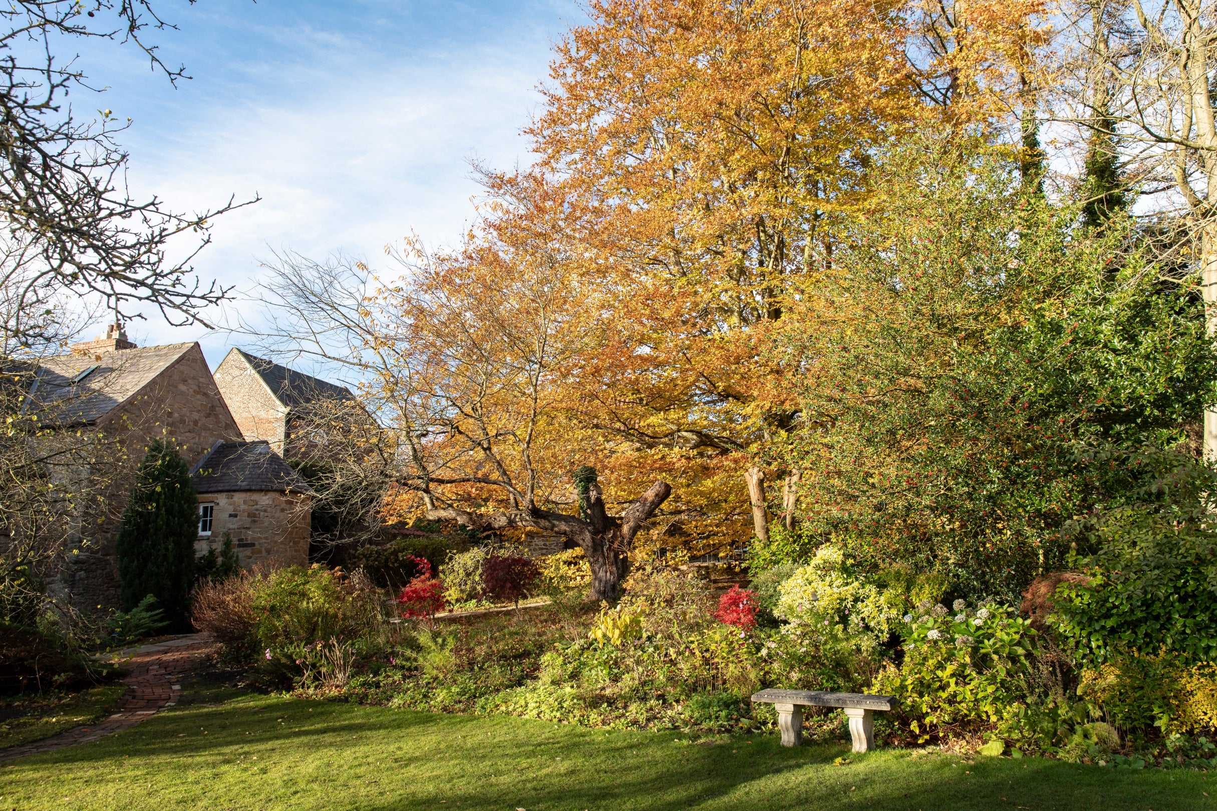 Crook Hall Gardens ablaze with Autumn colour