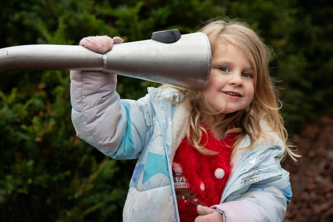 Listen to friends through talk tubes at Gibside