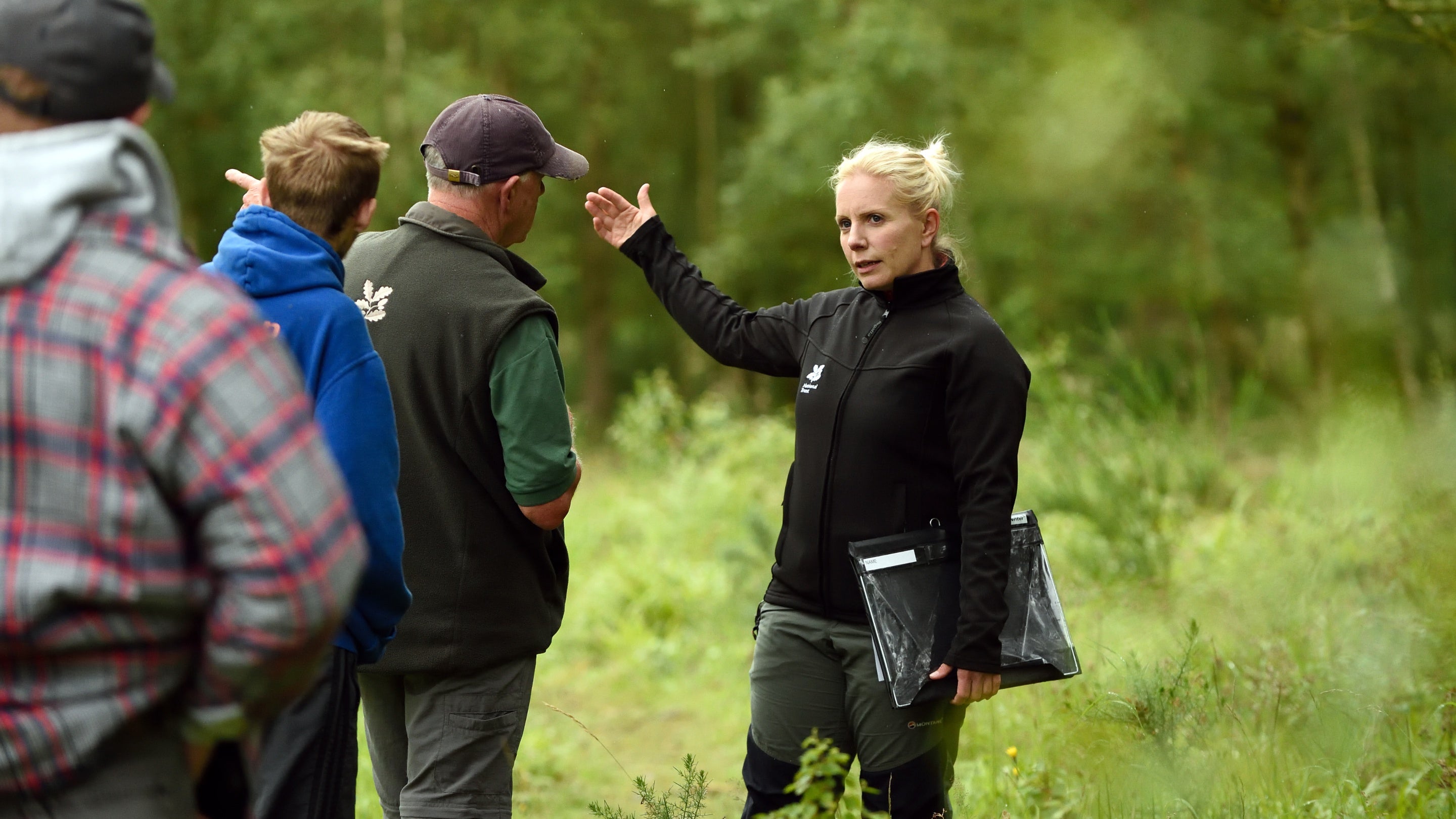Volunteers on the Bellister Estate, Northumberland