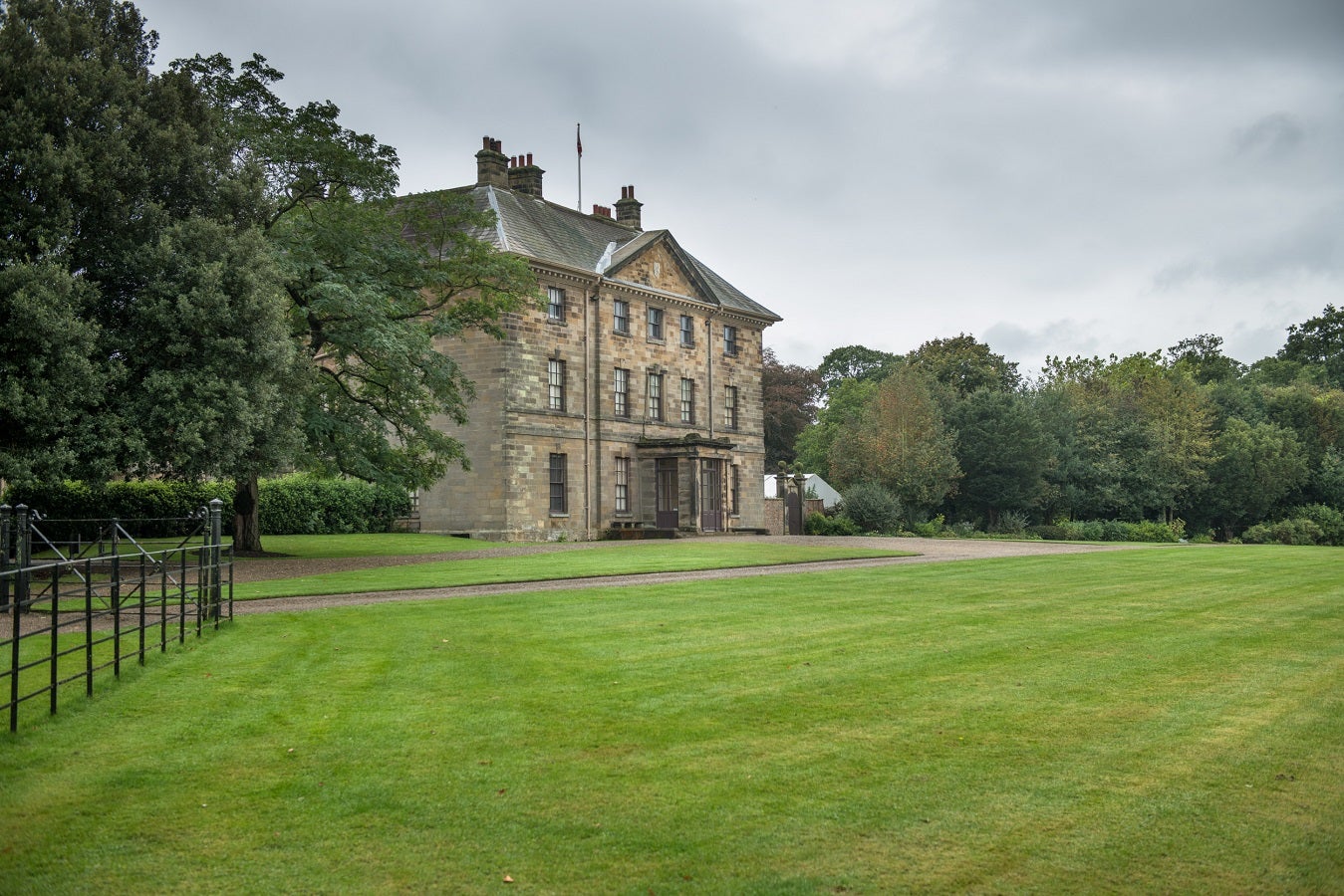 Front of Ormesby Hall in autumn