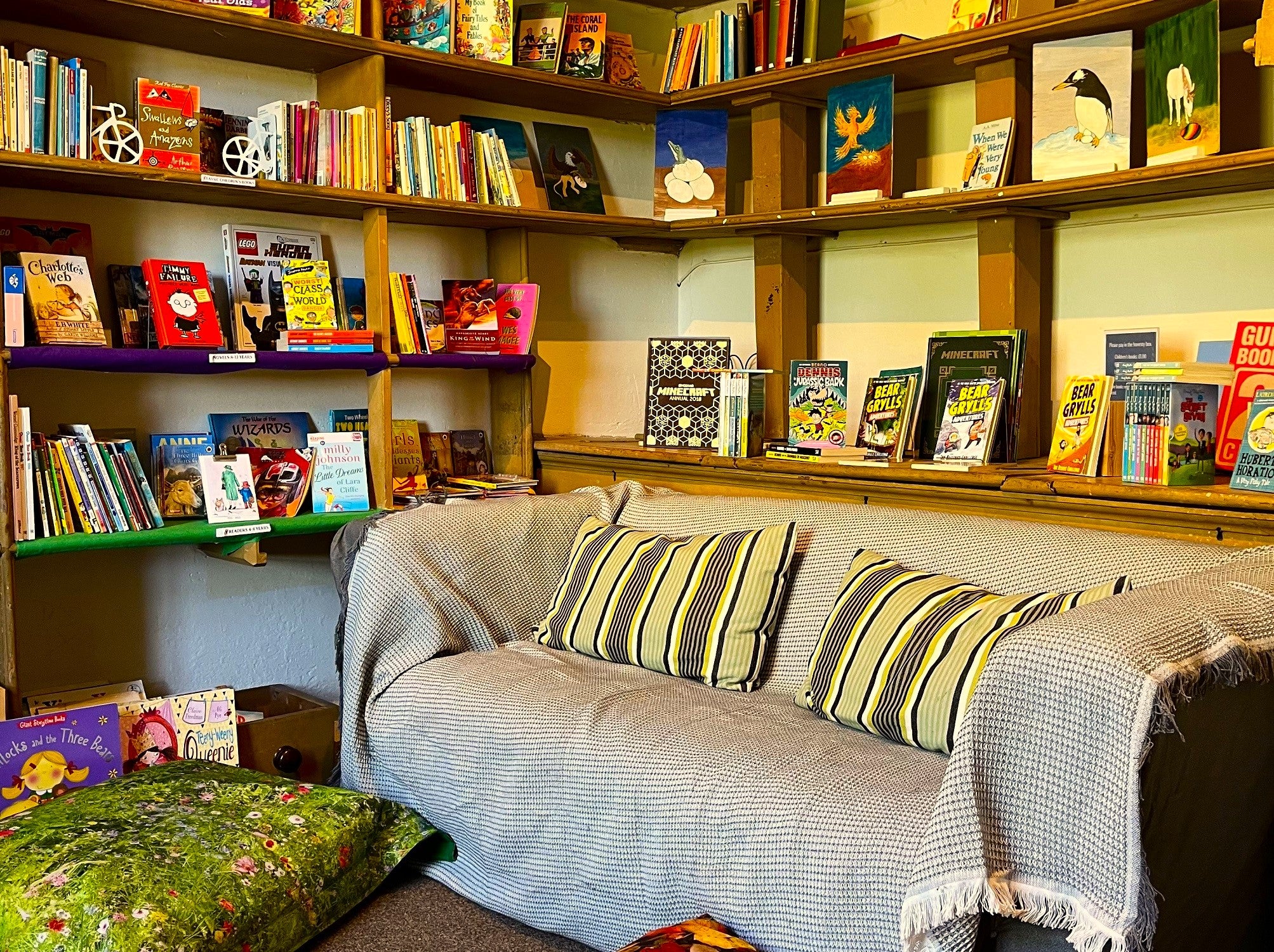 The children's bookshop at Ormesby Hall