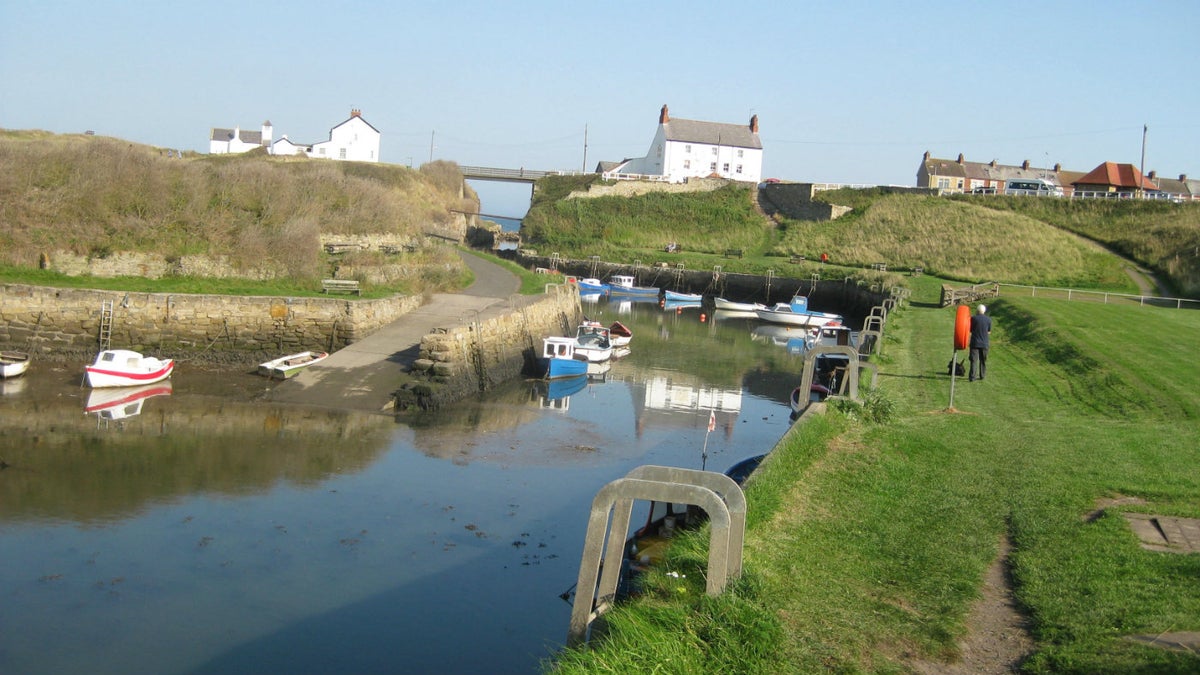 Holywell Dene walk Northumberland National Trust