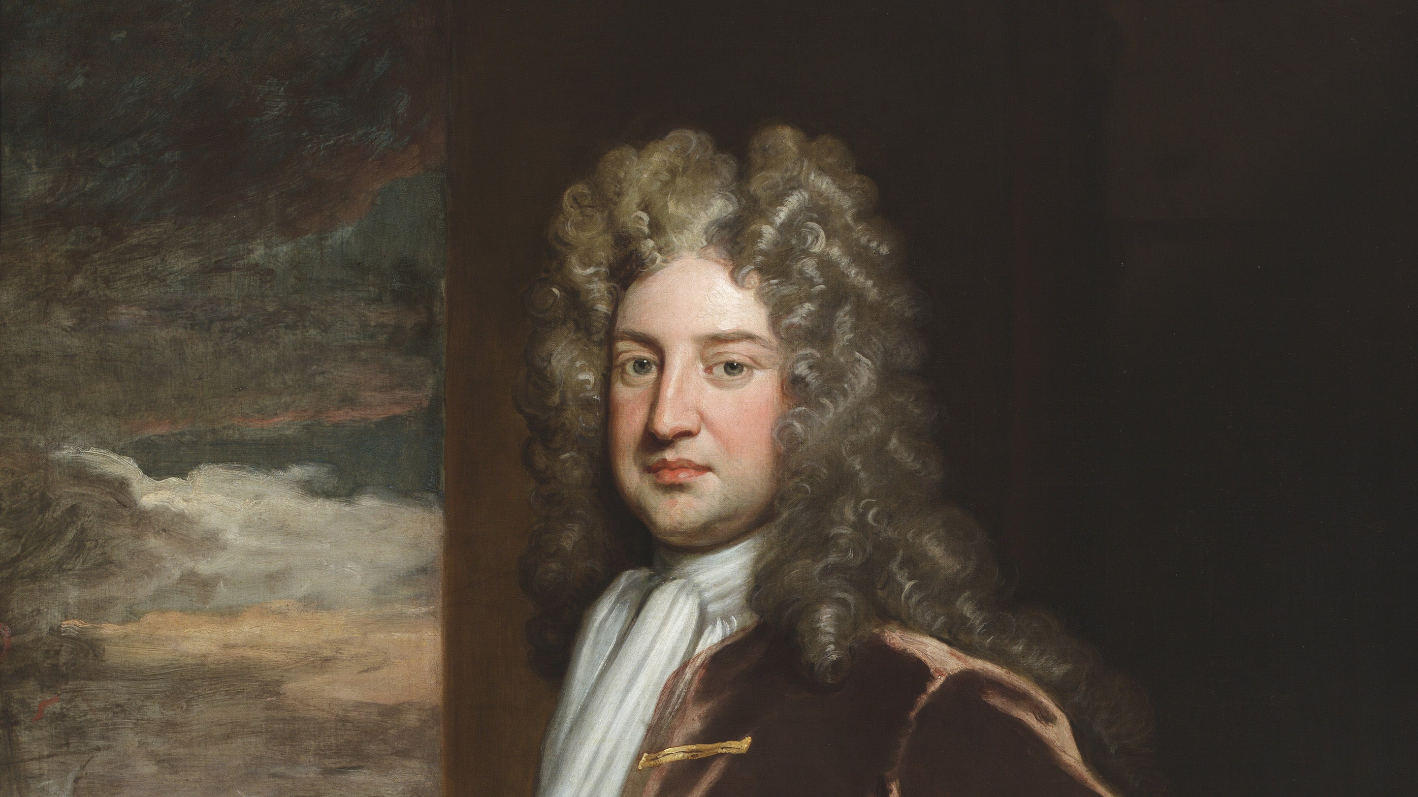 Oil painting on canvas, Admiral George Delaval (1660–1723) by Sir Godfrey Kneller (Lübeck 1646/9 - London 1723)