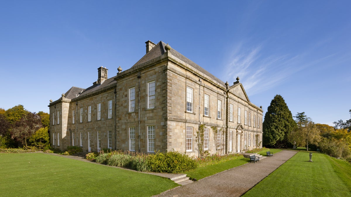 The south front of Wallington house in Northumberland