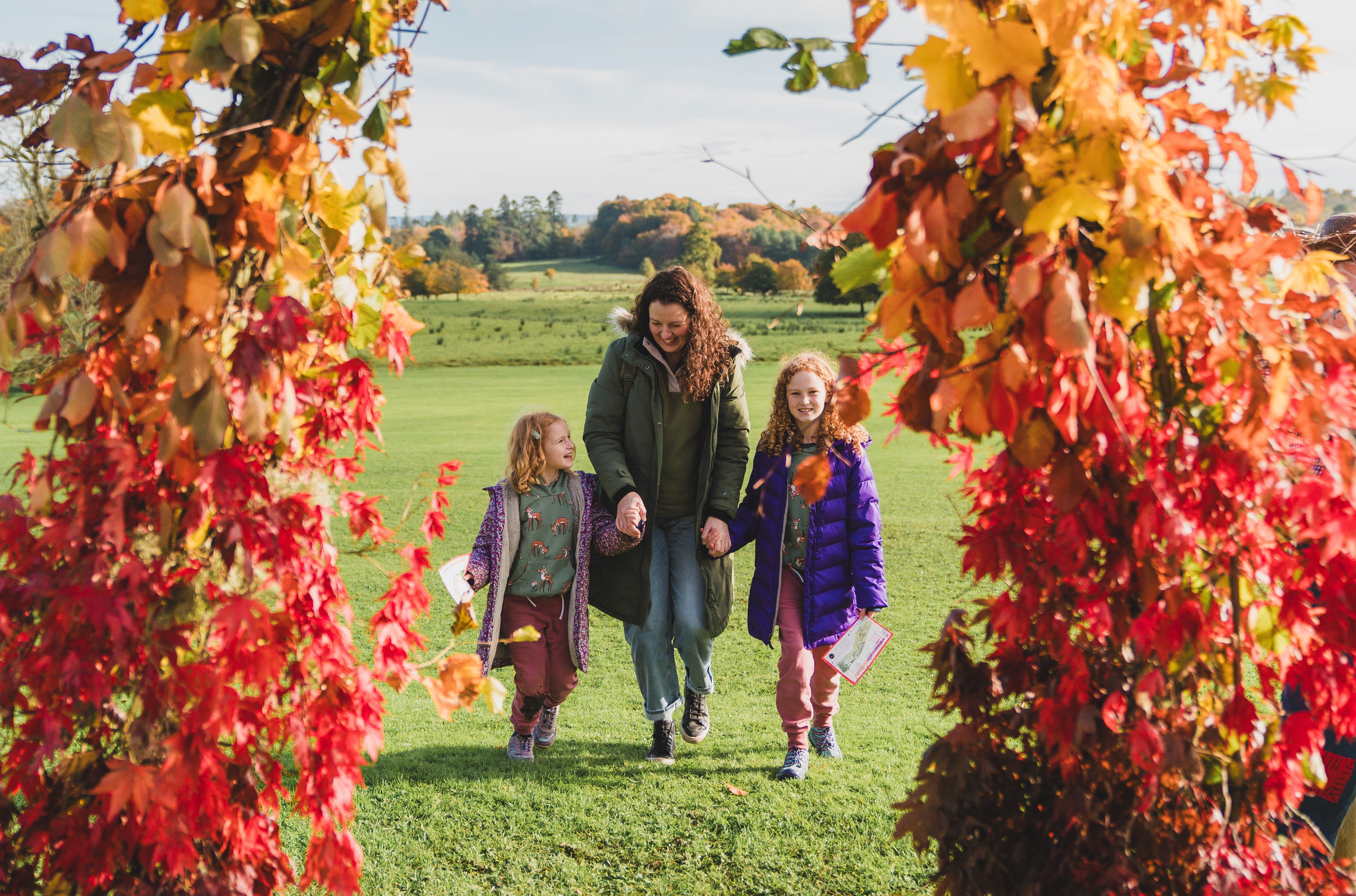 Family at Harvest Fair Florence Court