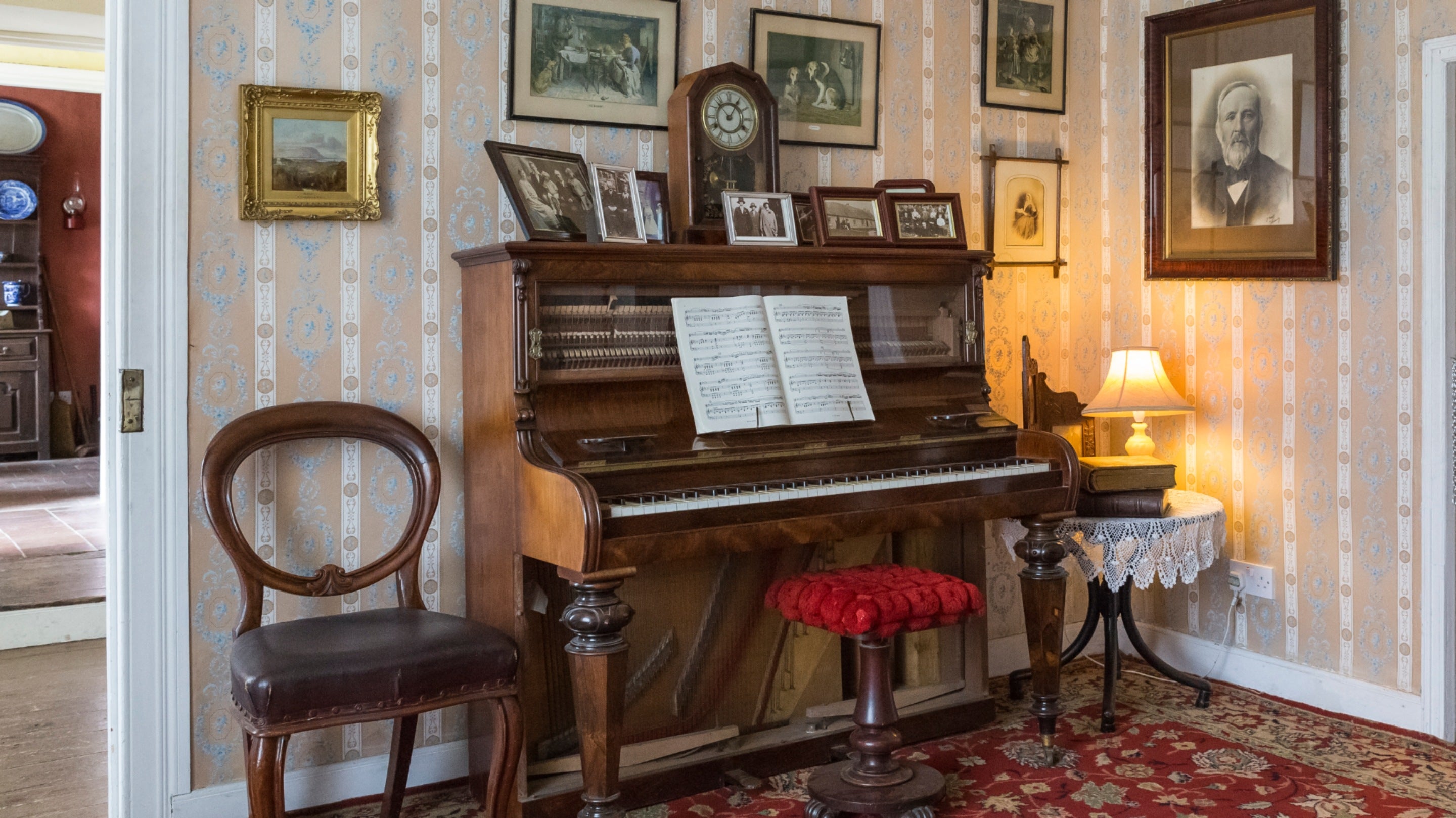 Interior of Hezlett House at Downhill Demesne, County Londonderry