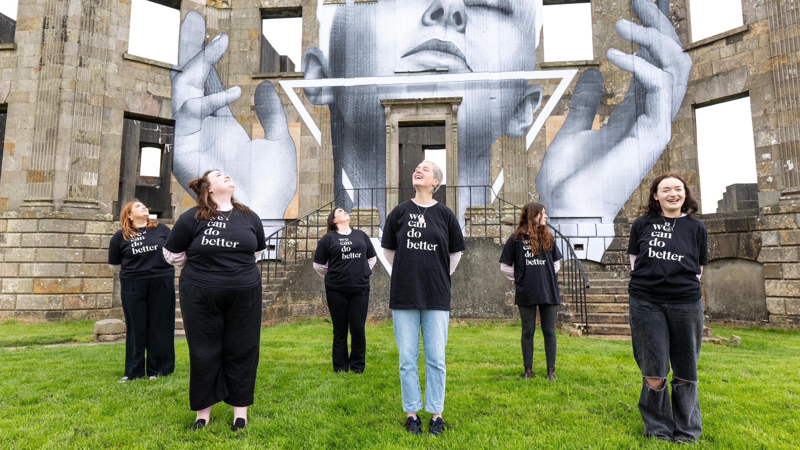 An image of the Kindred Collective at Downhill House.