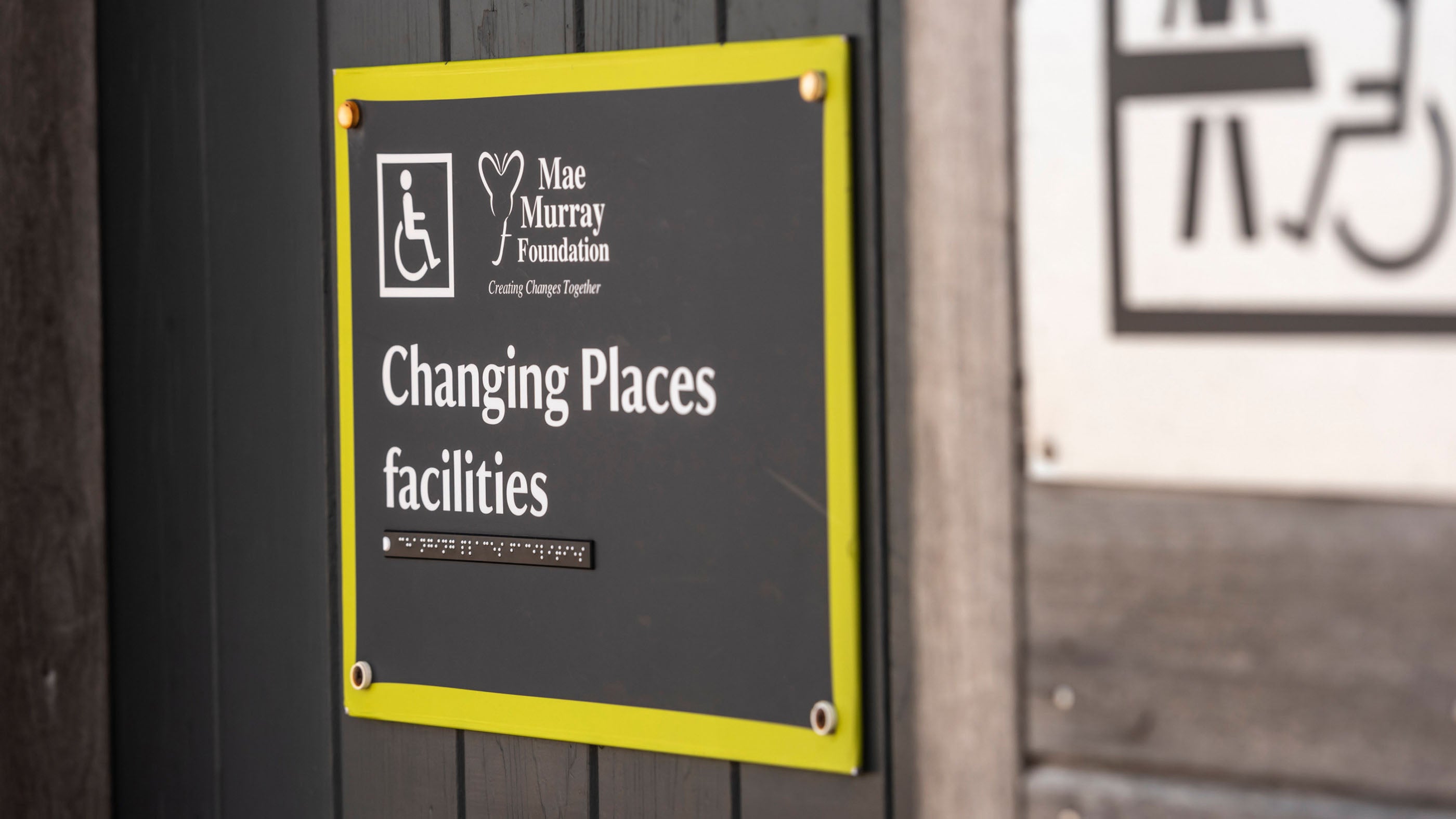A photograph of the Changing Places facility at Portstewart Strand.