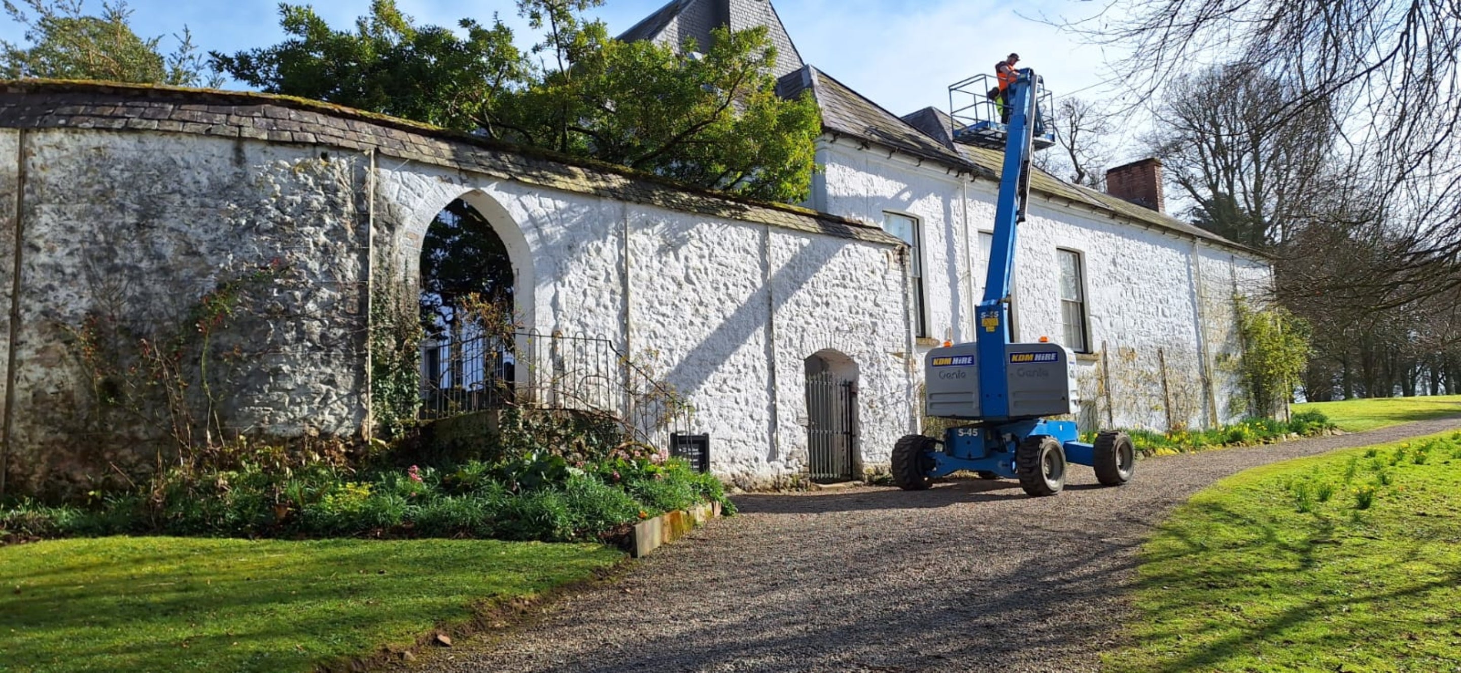 Springhill rewiring project 2024 Side of House