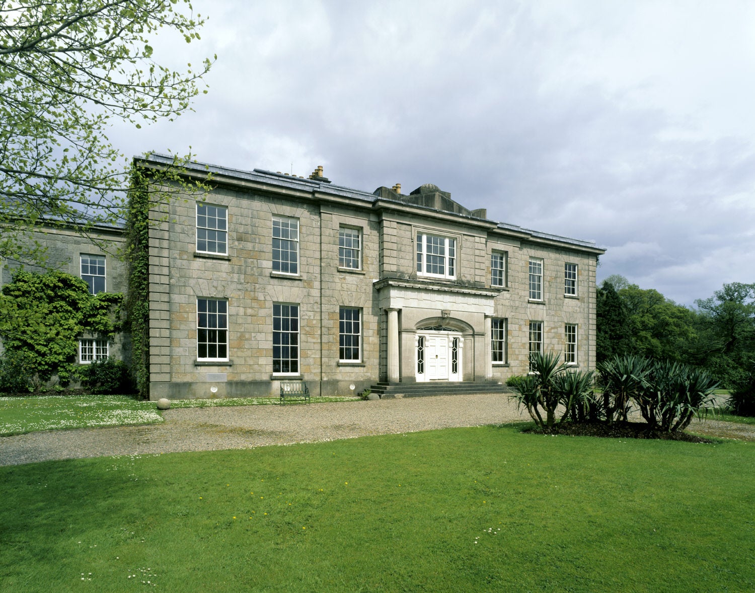 A photograph of the west front of The Argory in Co Armagh, Northern Ireland.