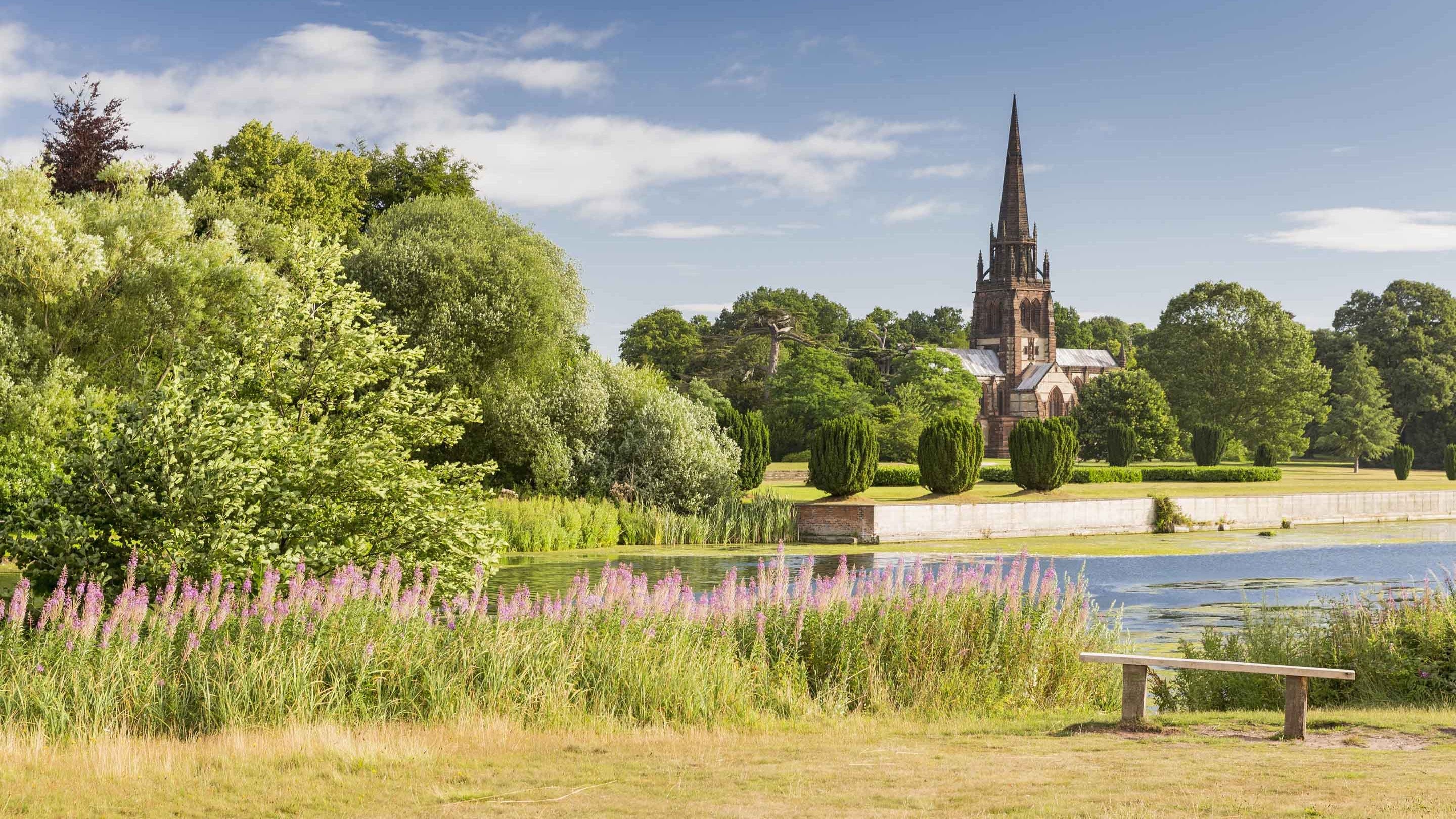 Clumber Park, Nottinghamshire, on a sunny day