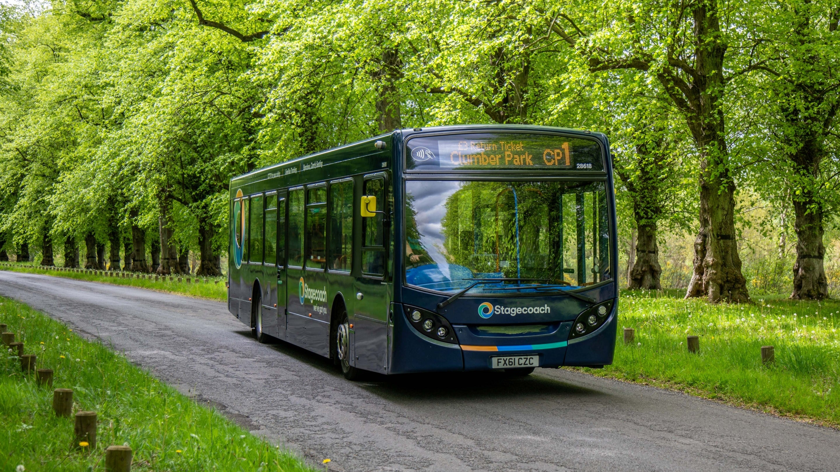 Stagecoach bus on Lime Tree Avenue