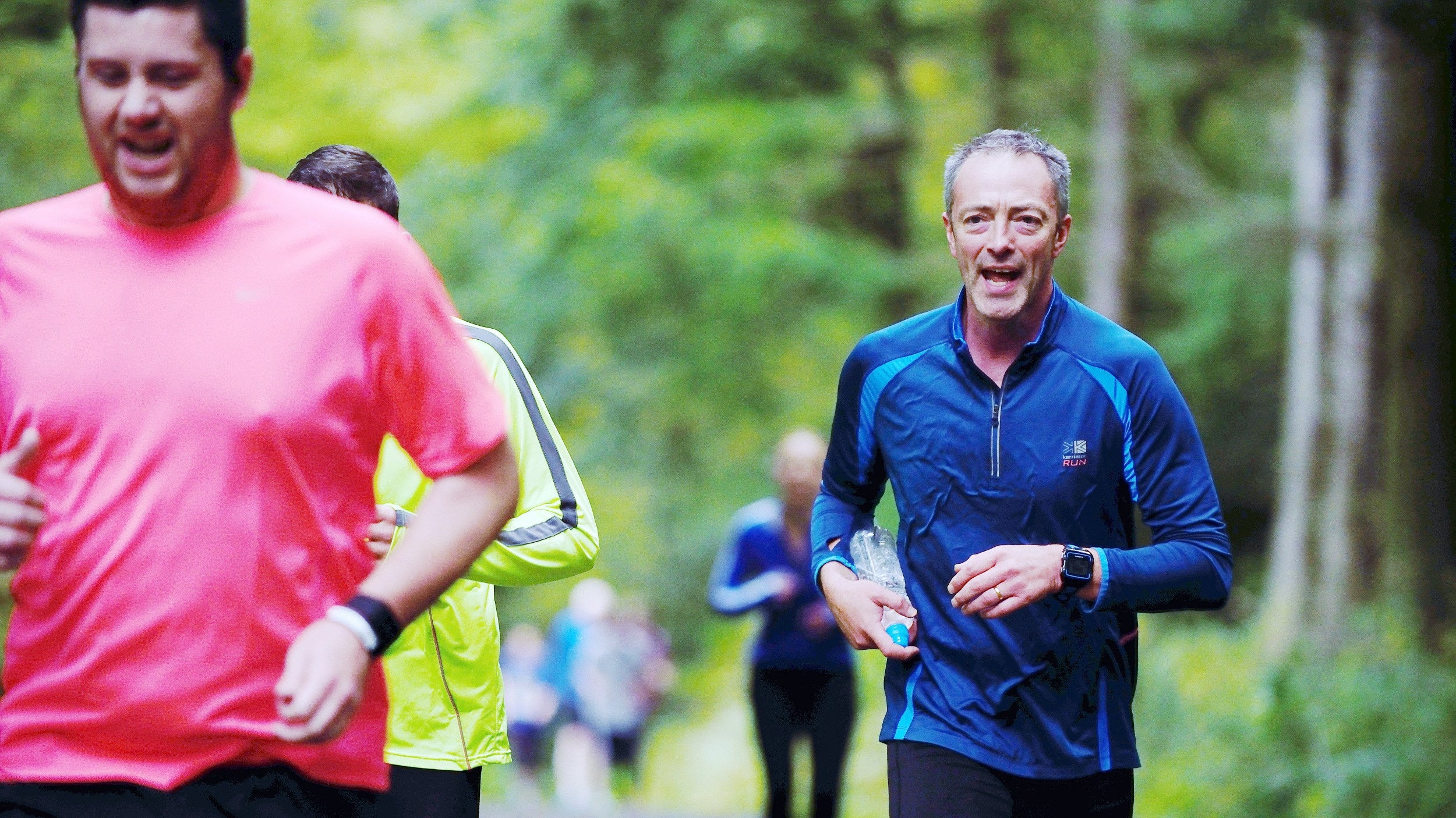 Runners enjoying the outdoors