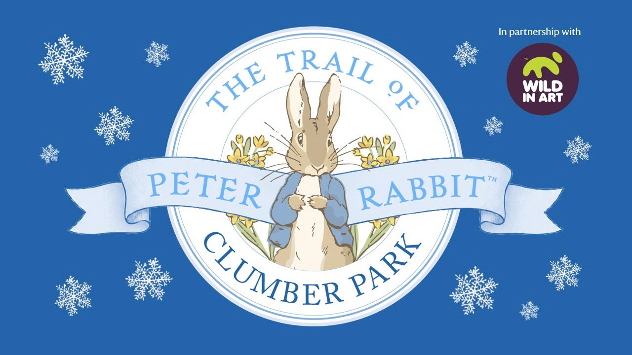 The trail of Peter Rabbit at Clumber Park