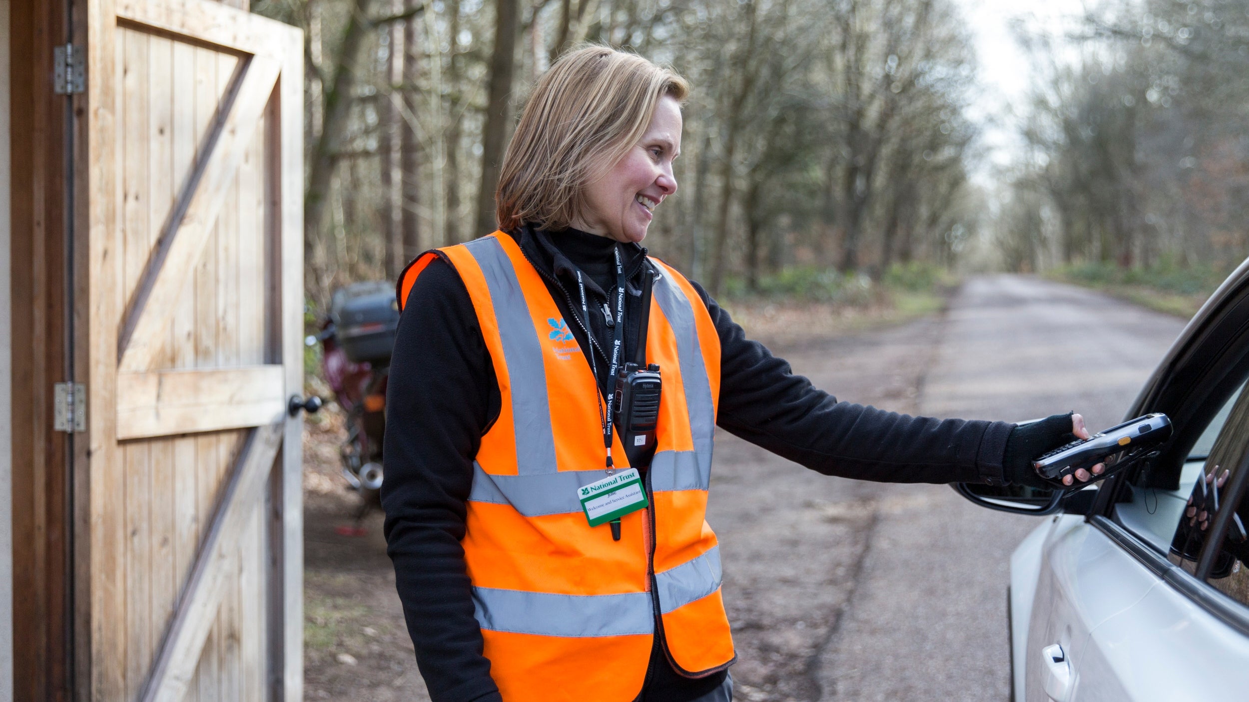 Welcome team member at Clumber Park