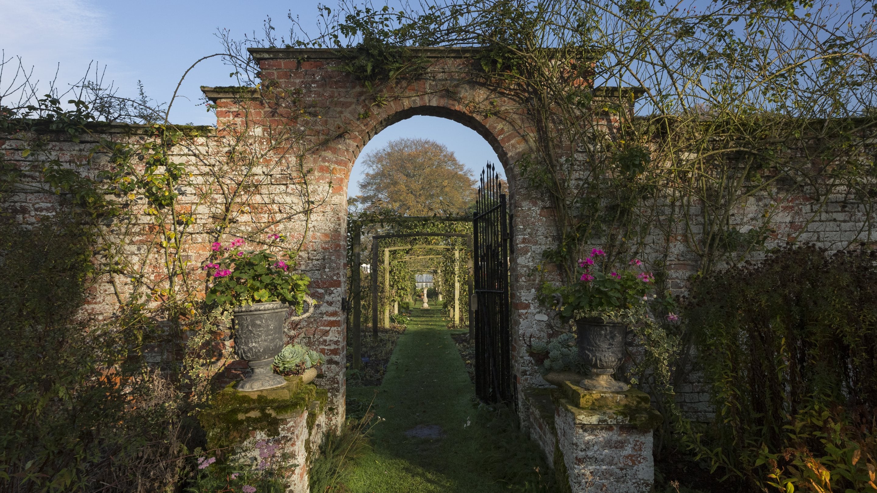 The garden at Gunby Hall, Lincolnshire