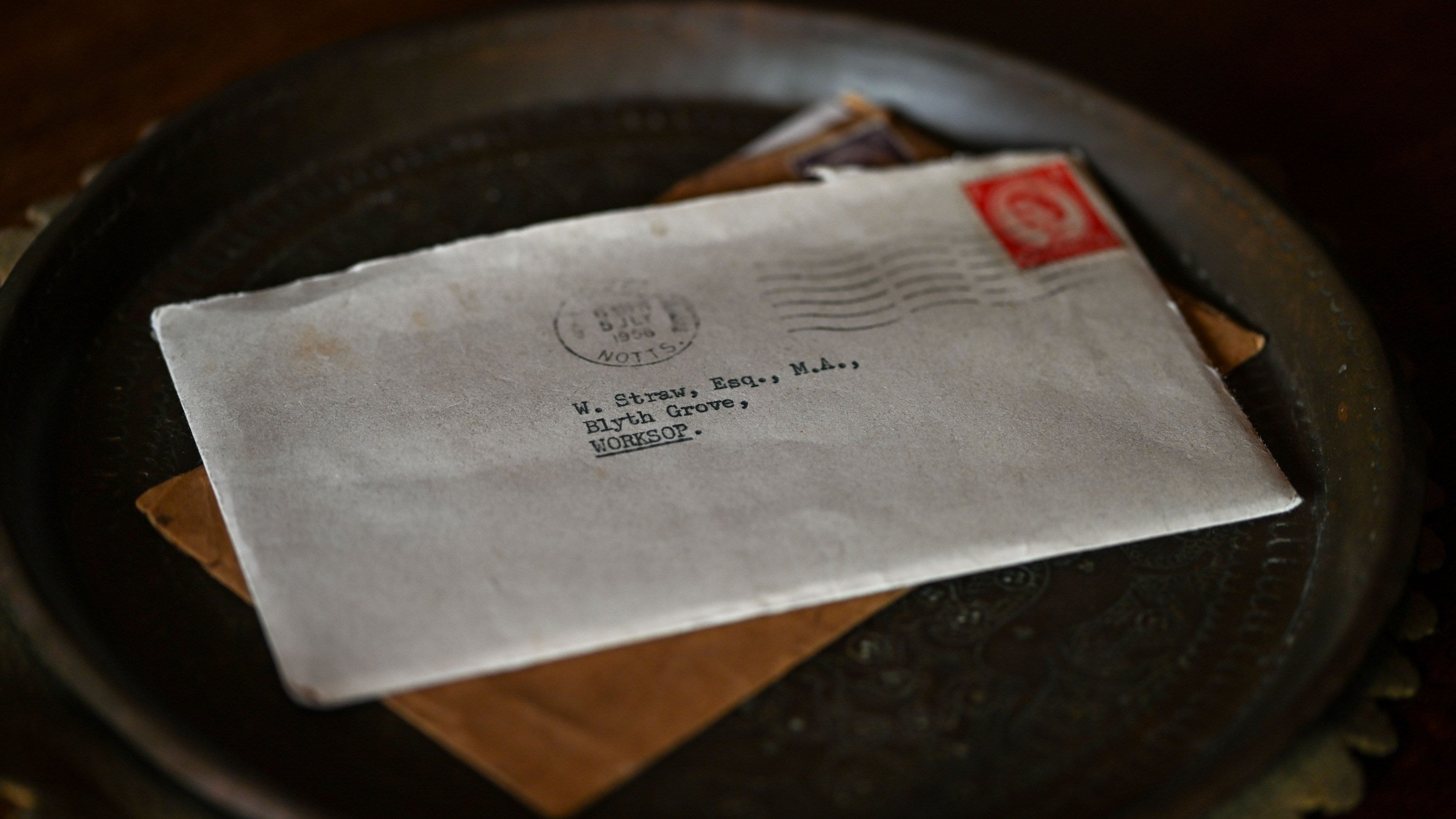 Letter addressed to W Straw