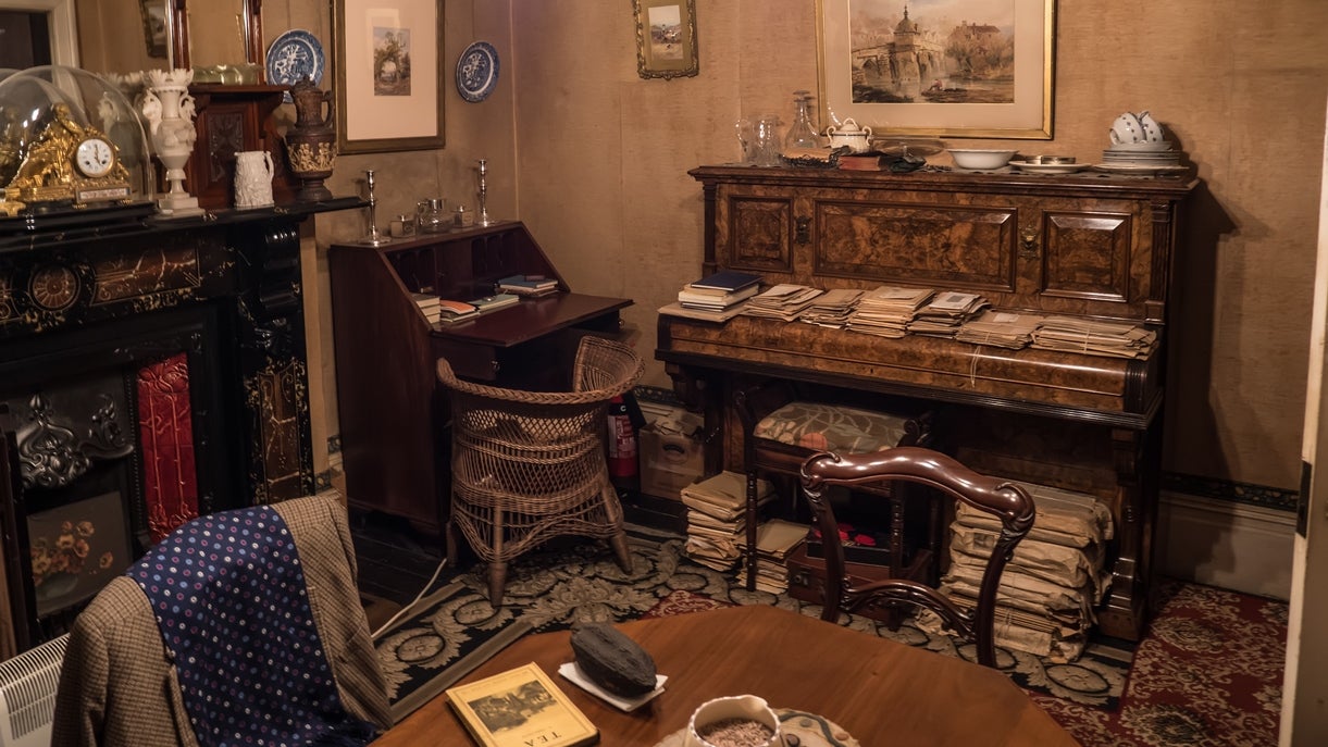 The piano in the Parlour