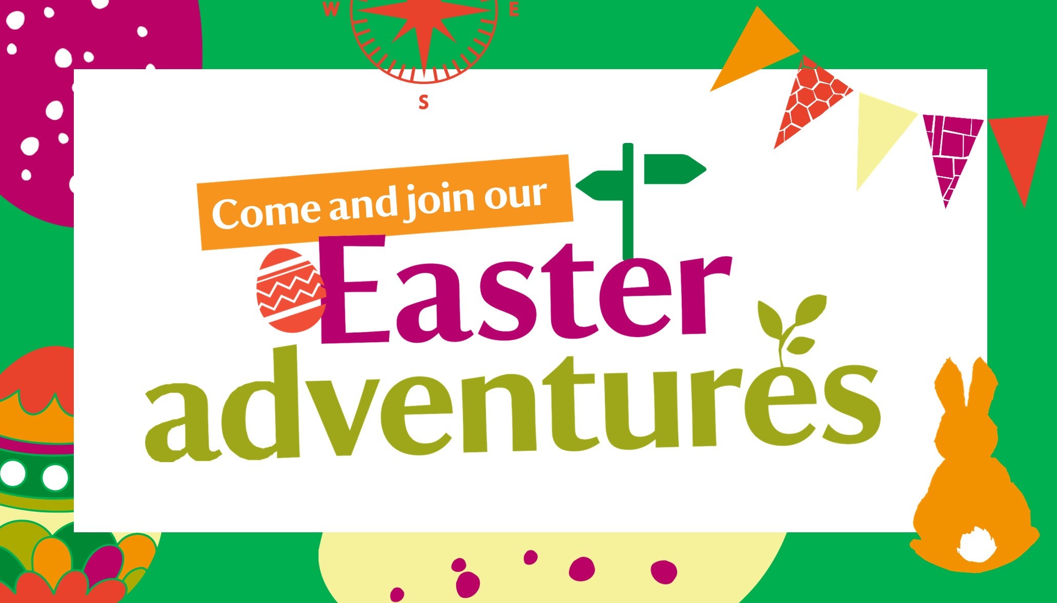 Easter Adventures web banner