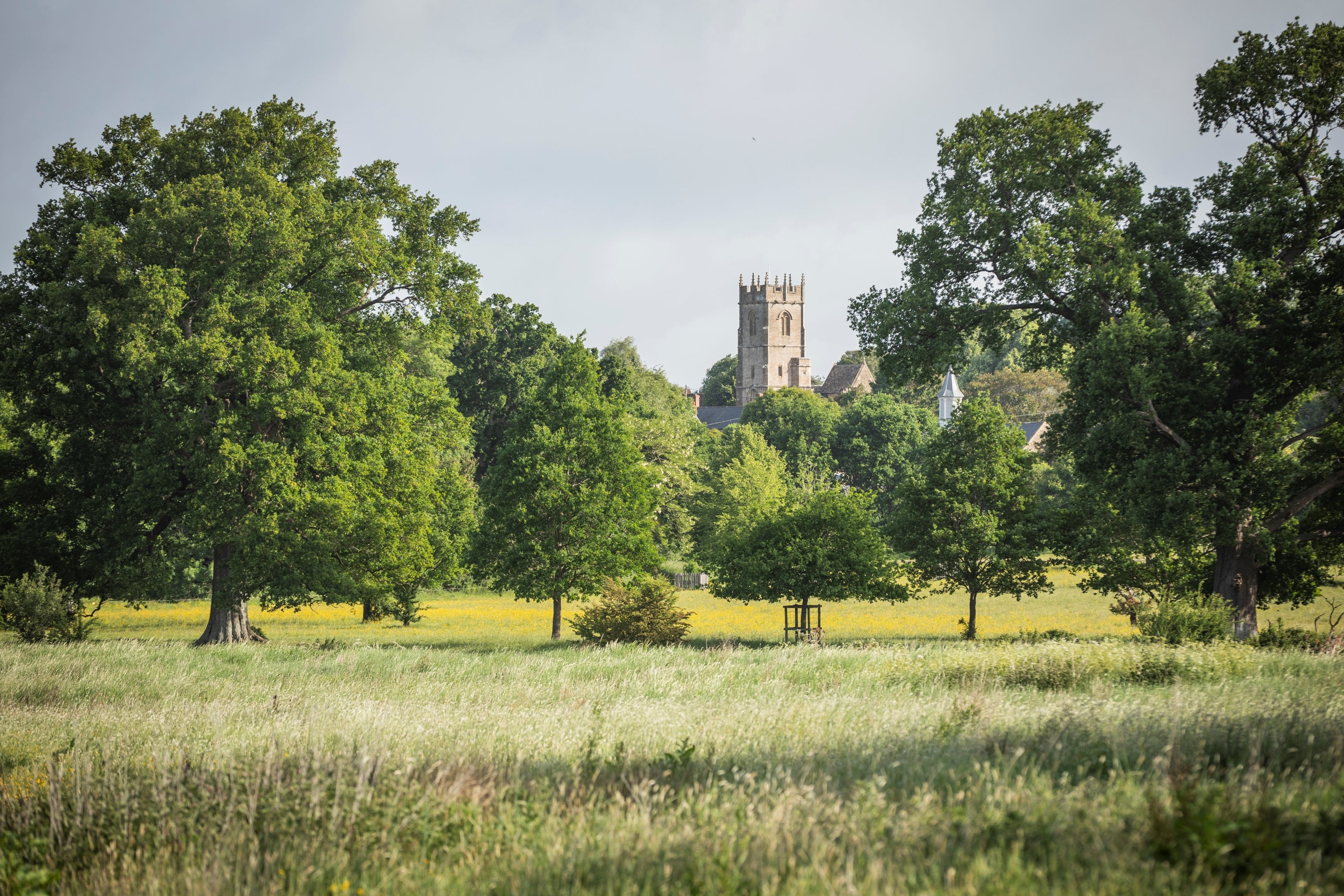 Coleshill village on a summer's day