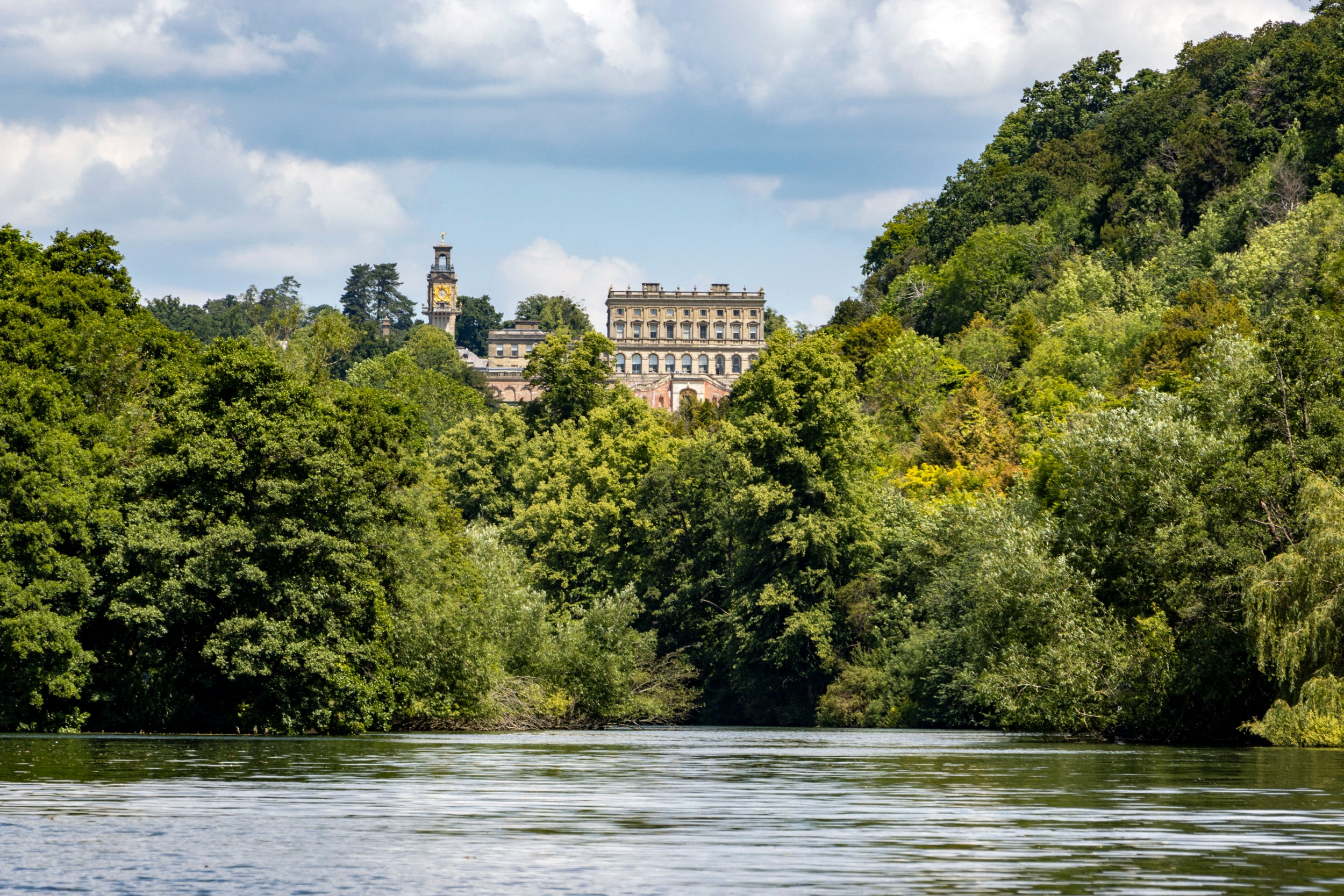 Cliveden from the River Thames, Buckinghamshire