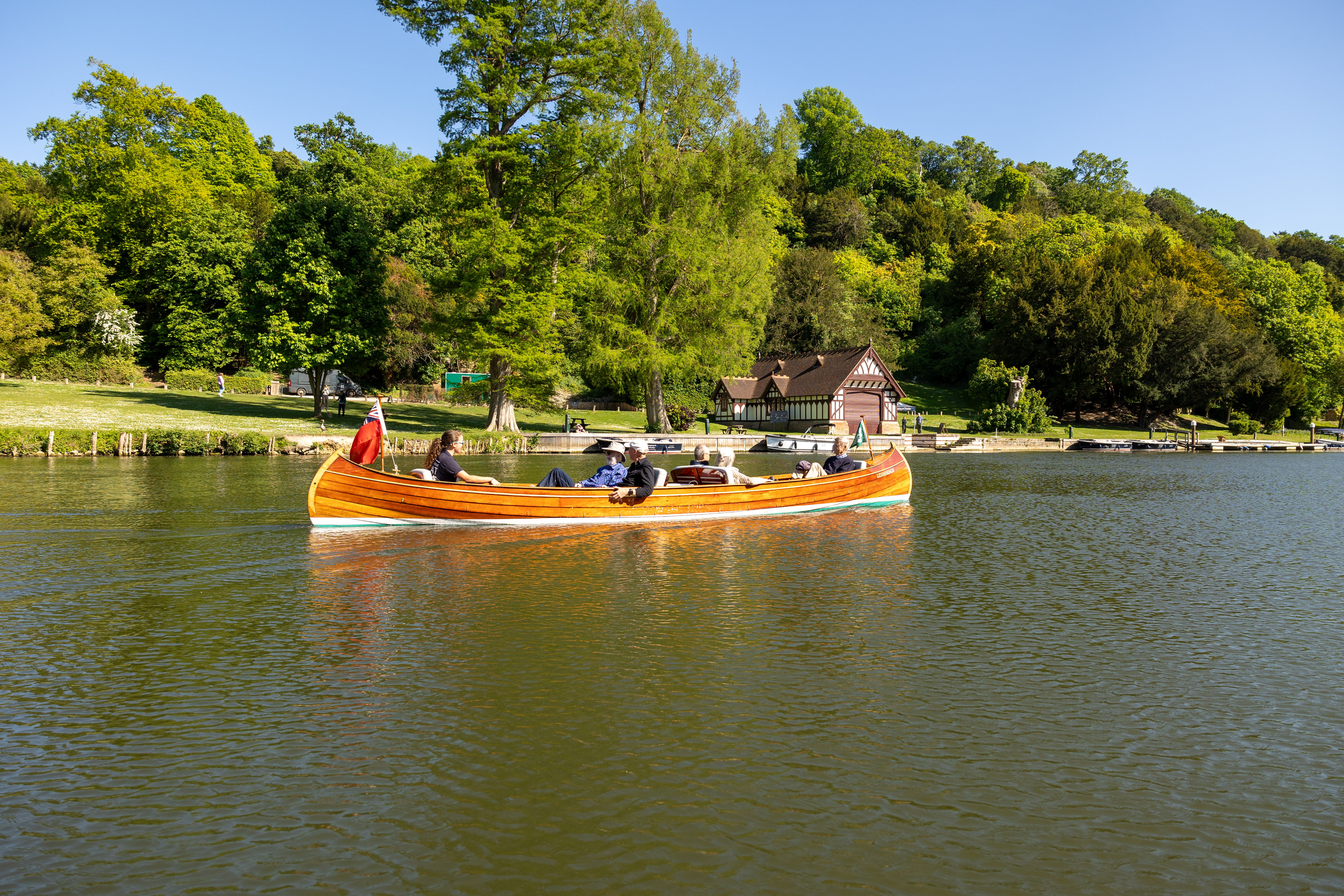 Liddesdale on the water at Boating at Cliveden