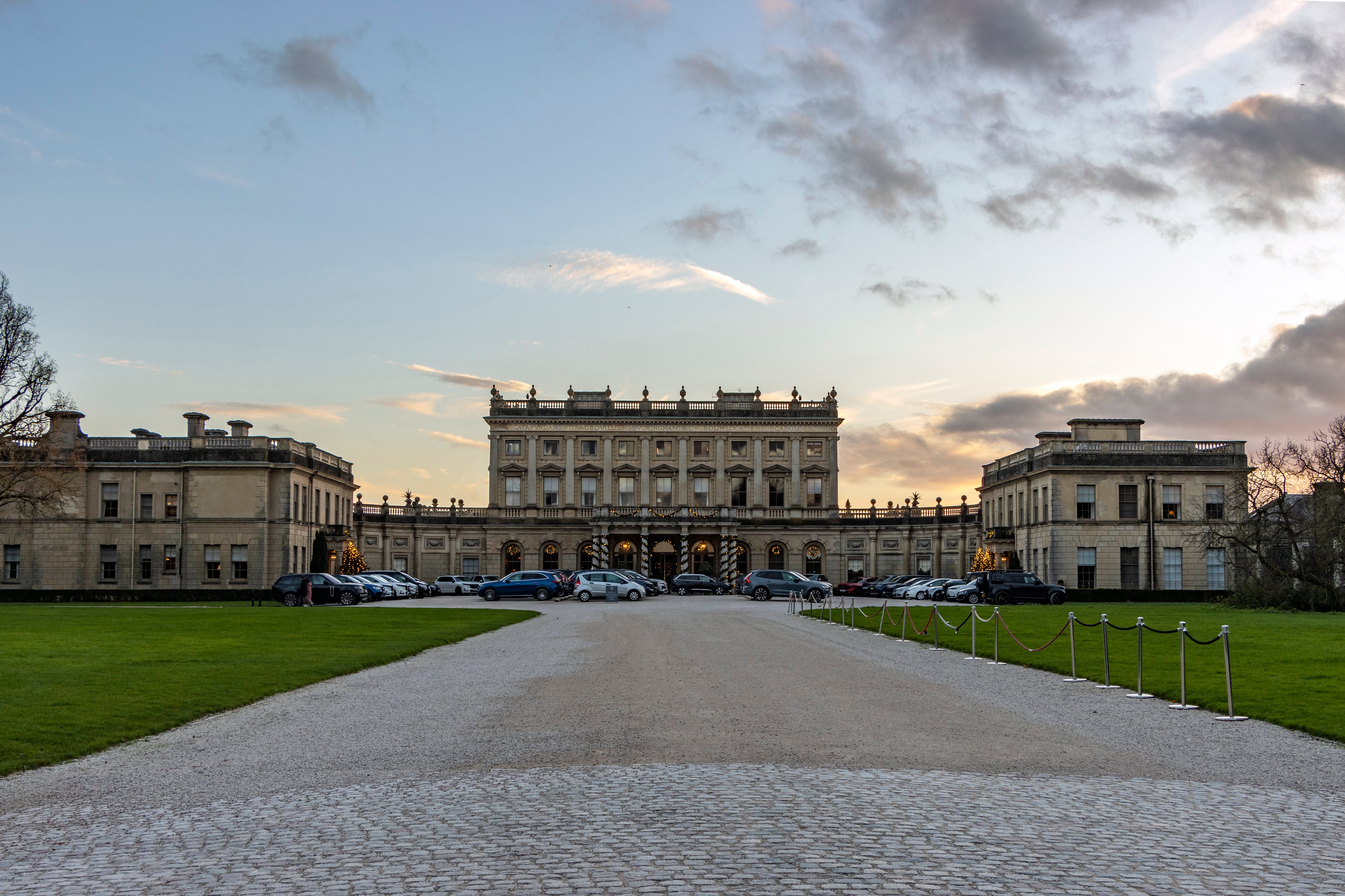 Cliveden House in the winter