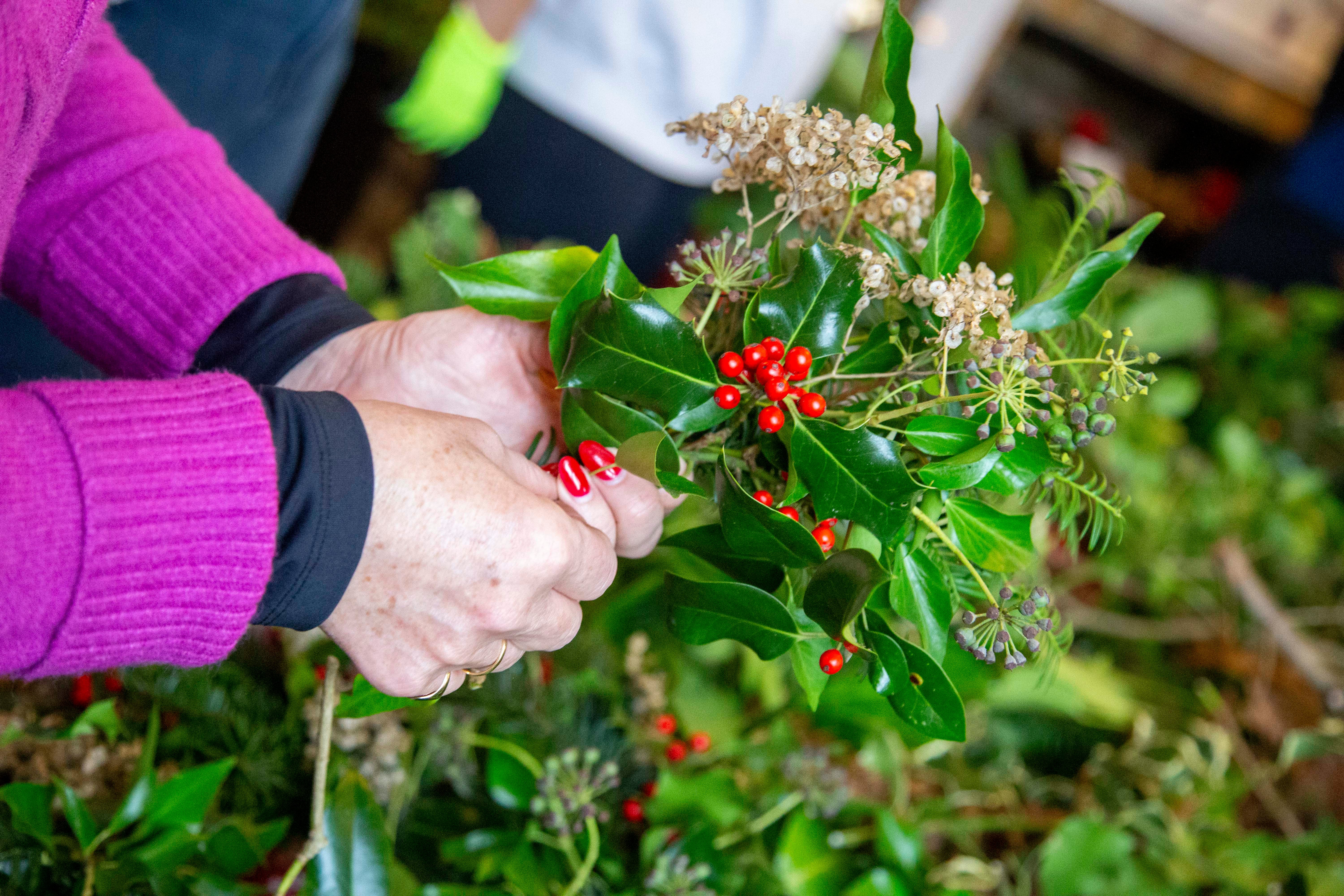 Visitor Wreath-making sessions at Cliveden