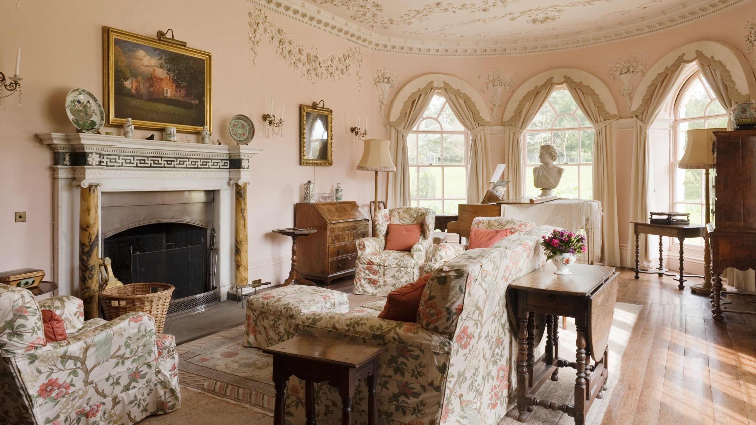 The Drawing Room at Greys Court, Oxfordshire