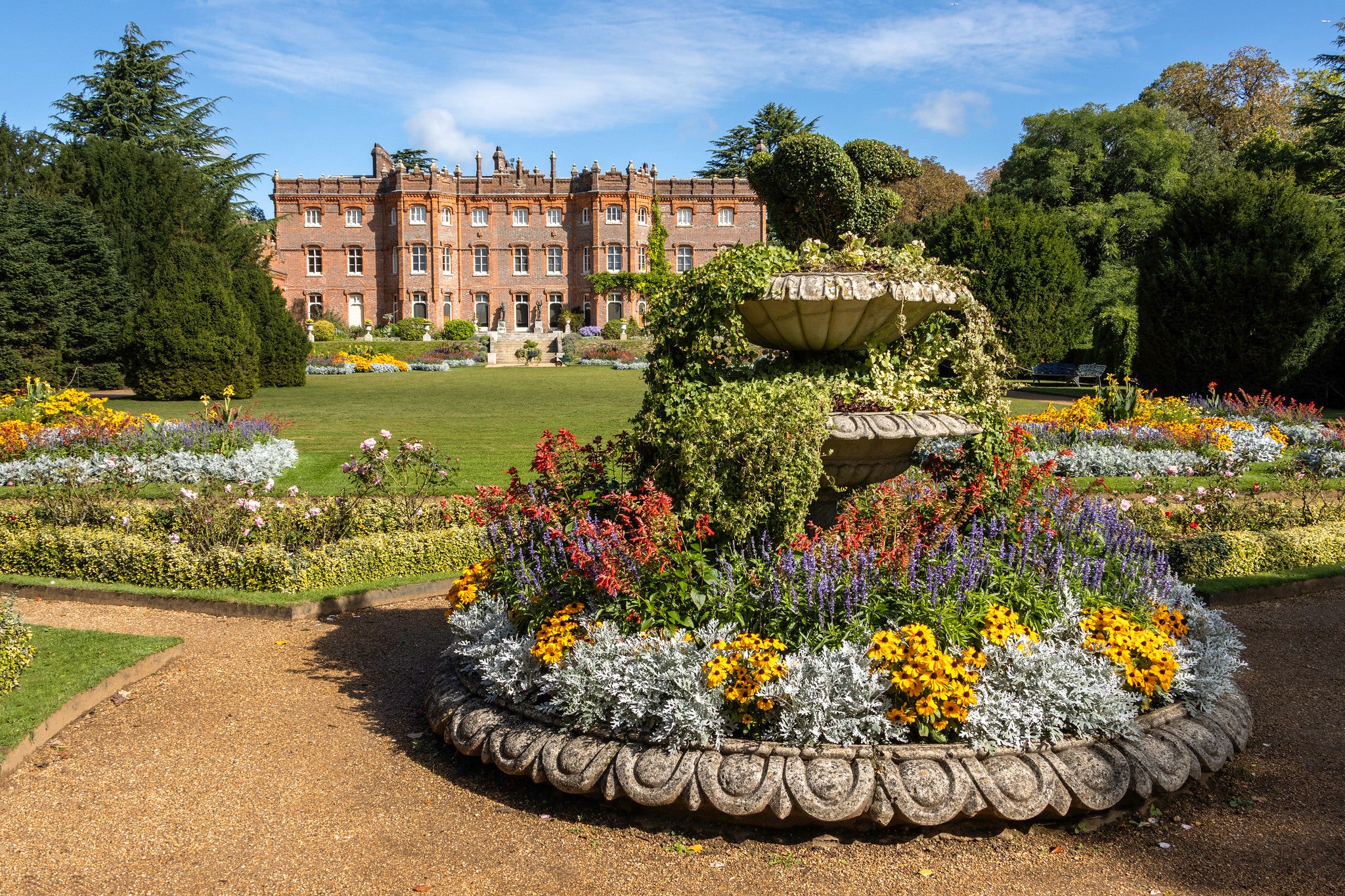 Hughenden Manor The Parterre, Buckinghamshire