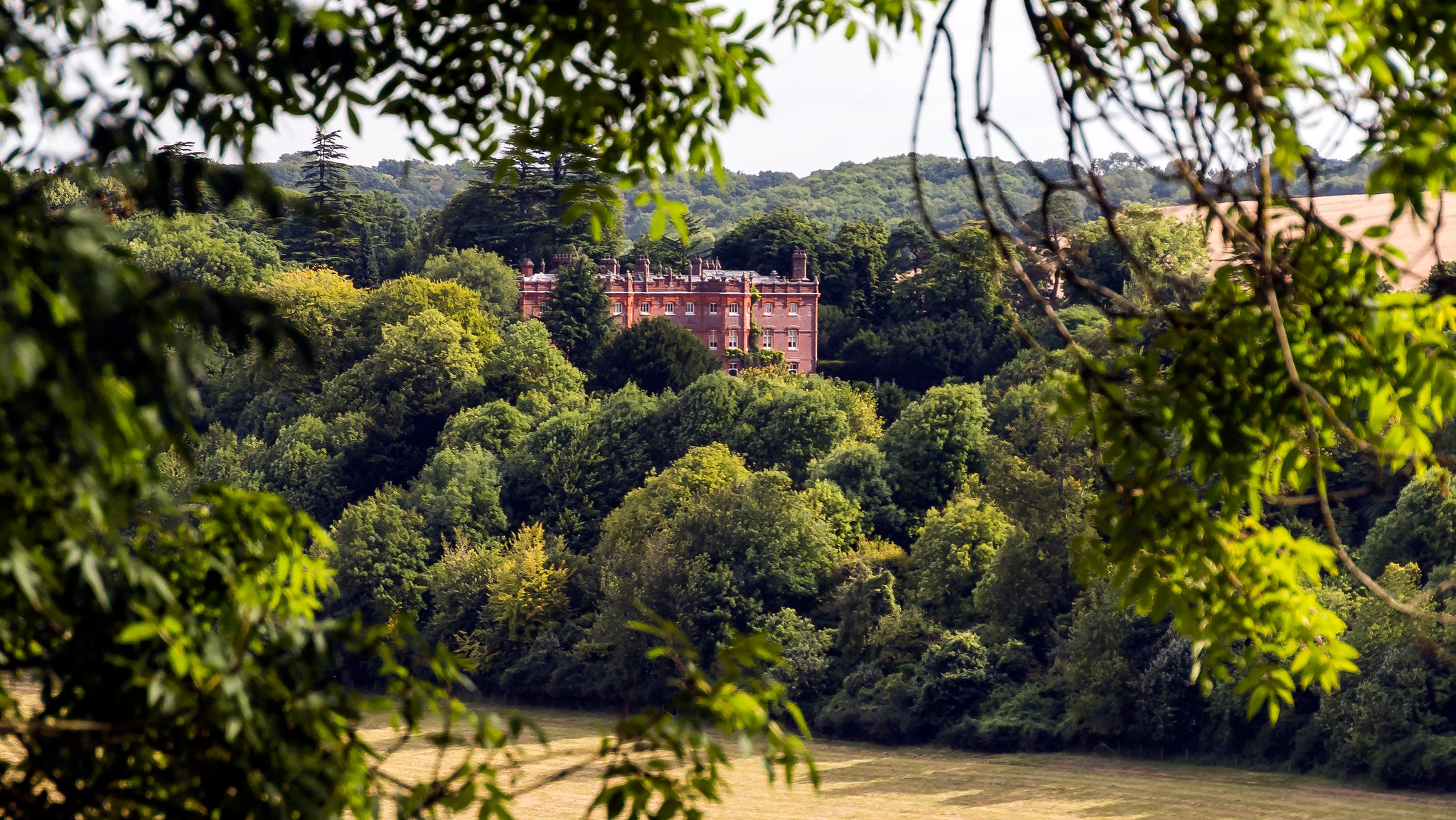 View of the House from the Estate at Hughenden, Buckinghamshire