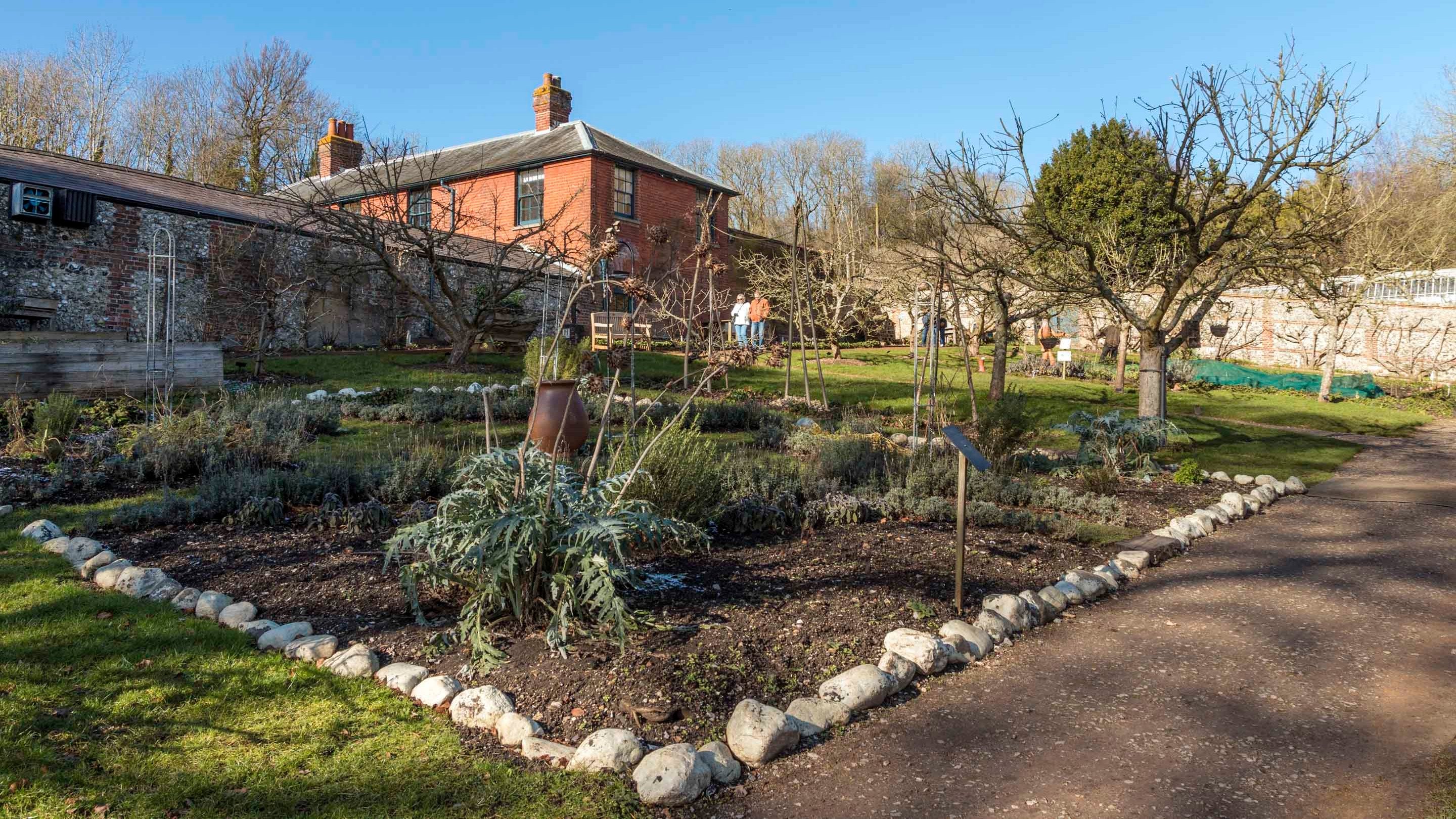 The walled garden at Hughenden, Buckinghamshire