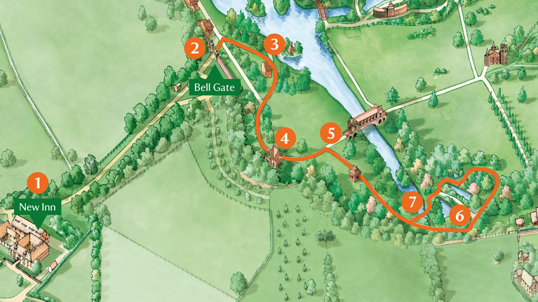 Little Legs Walk - Lovely Lamport Map