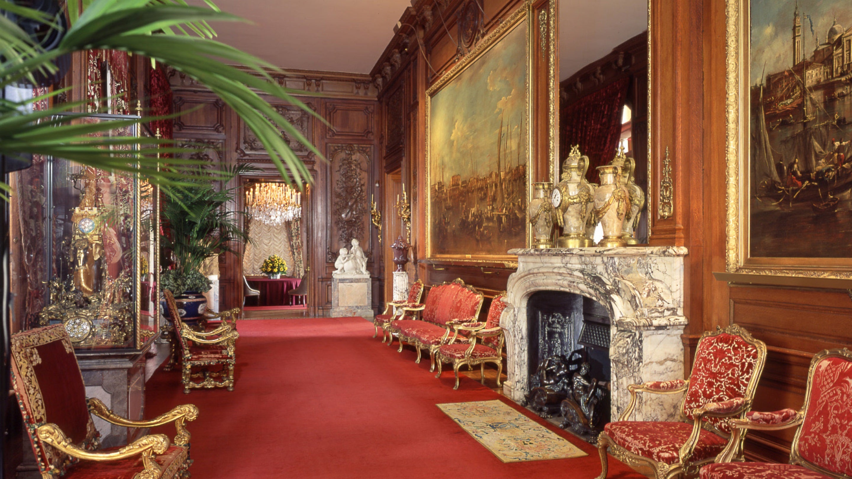 The East Gallery at Waddesden Manor, Buckinghamshire
