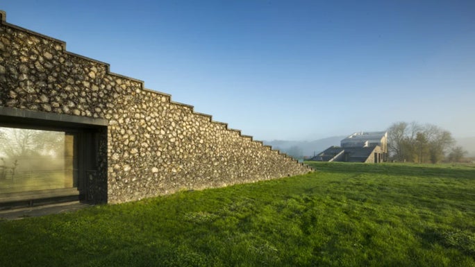 The award-winning Flint House at Waddesdon, Bucks