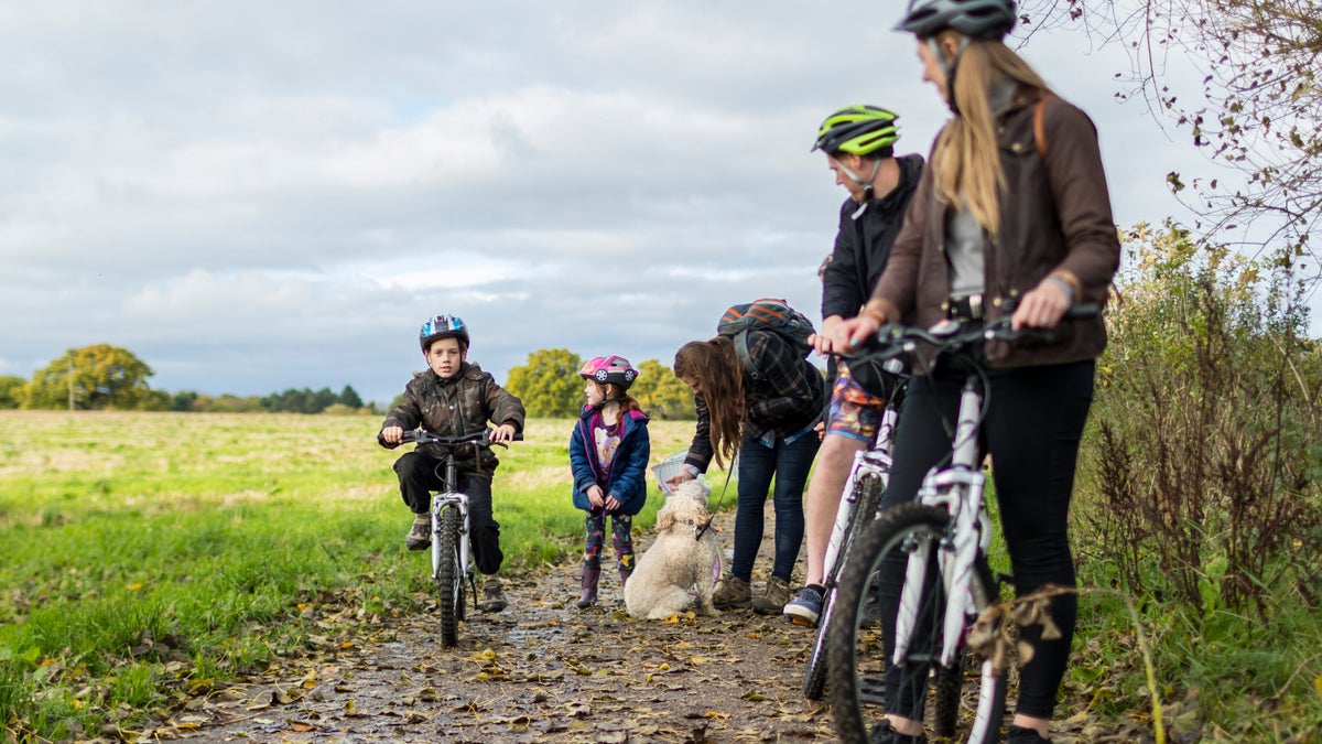 Cycling at Calke Abbey Derbyshire National Trust