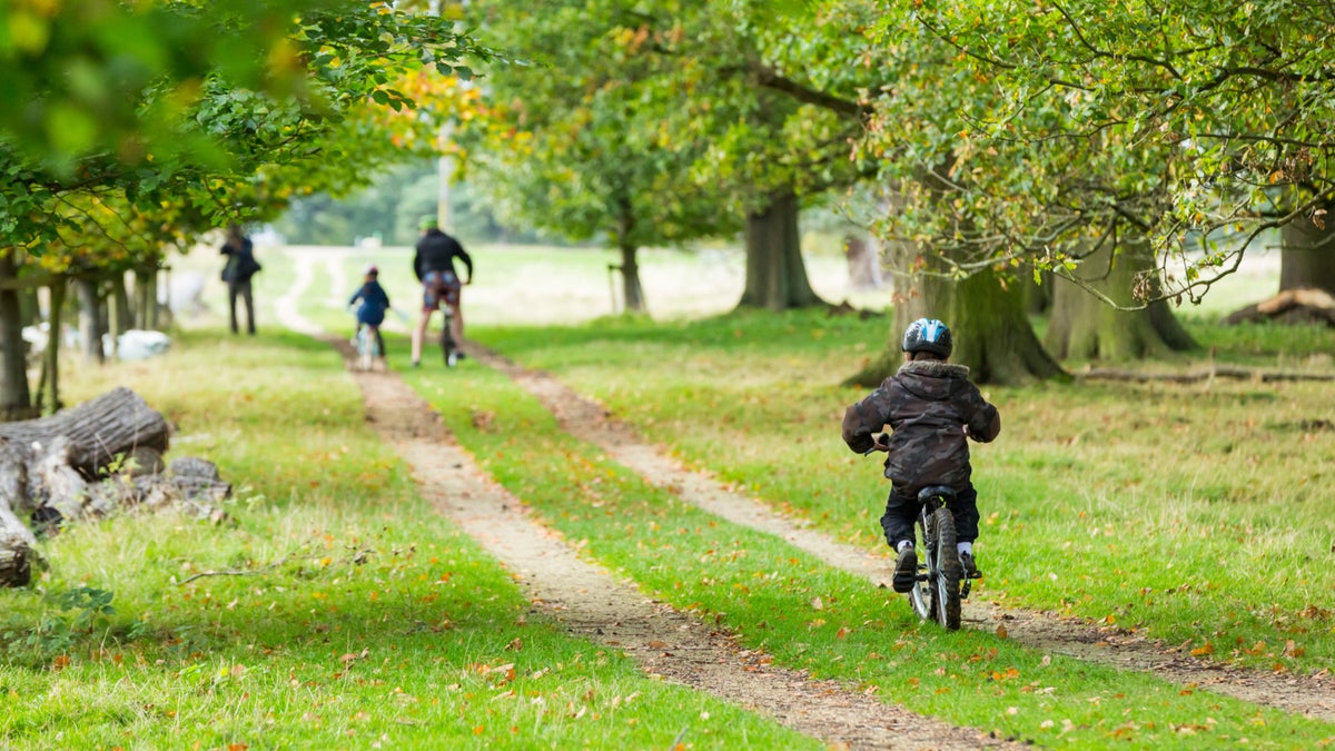 Cycling at Calke Abbey Derbyshire National Trust