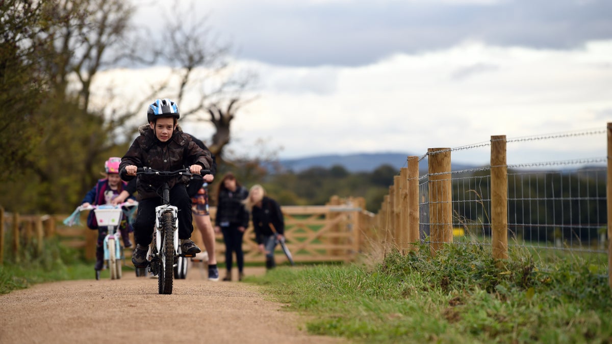 Cycling at Calke Abbey Derbyshire National Trust