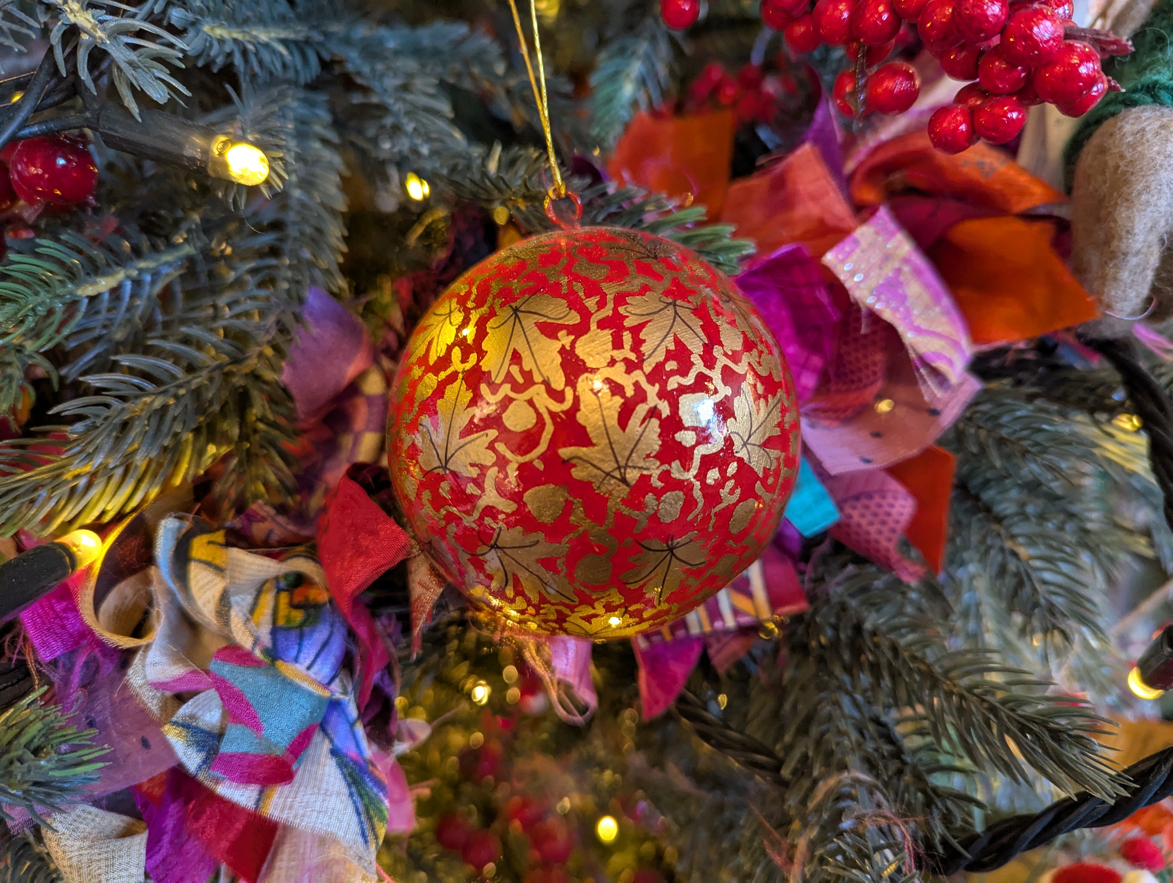 Attingham Christmas Shop Bauble