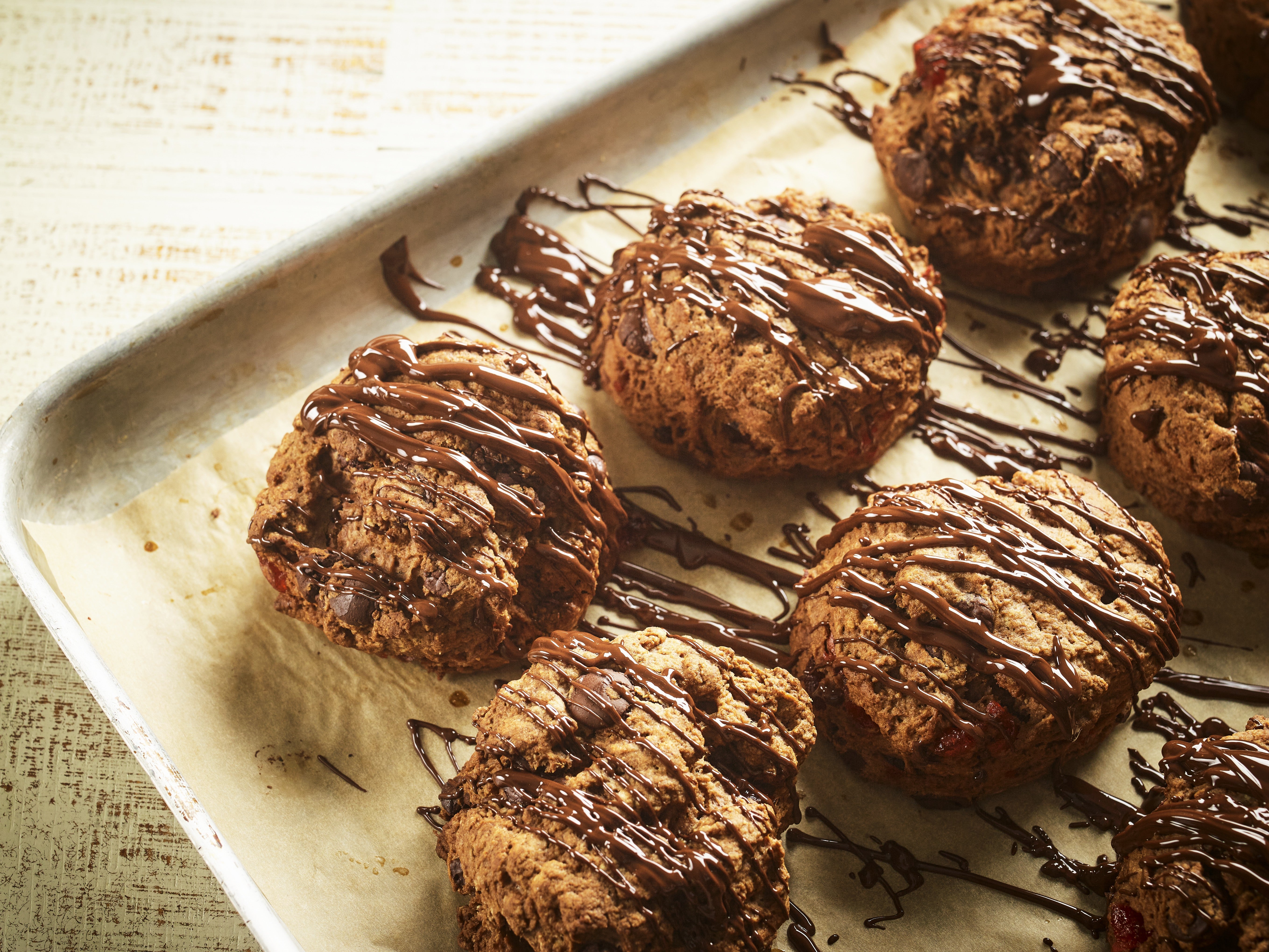 Chocolate and Cherry Scones