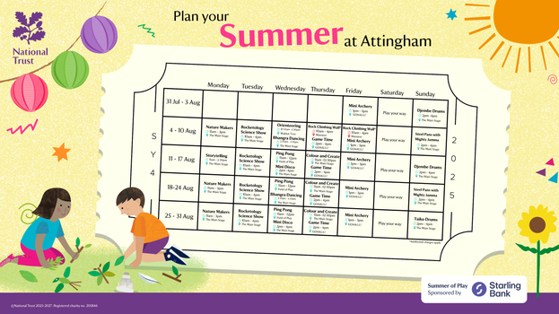 Attingham Summer Of Play Activities Planner