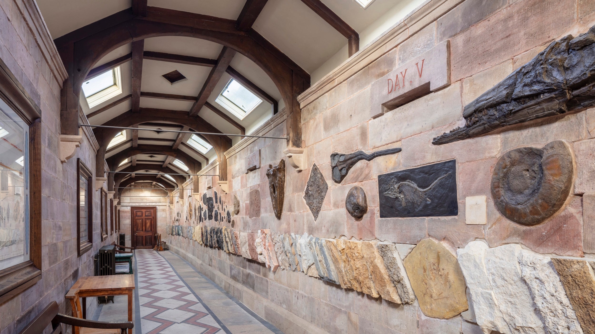 A view of the Geological Gallery at Biddulph Grange Garden.