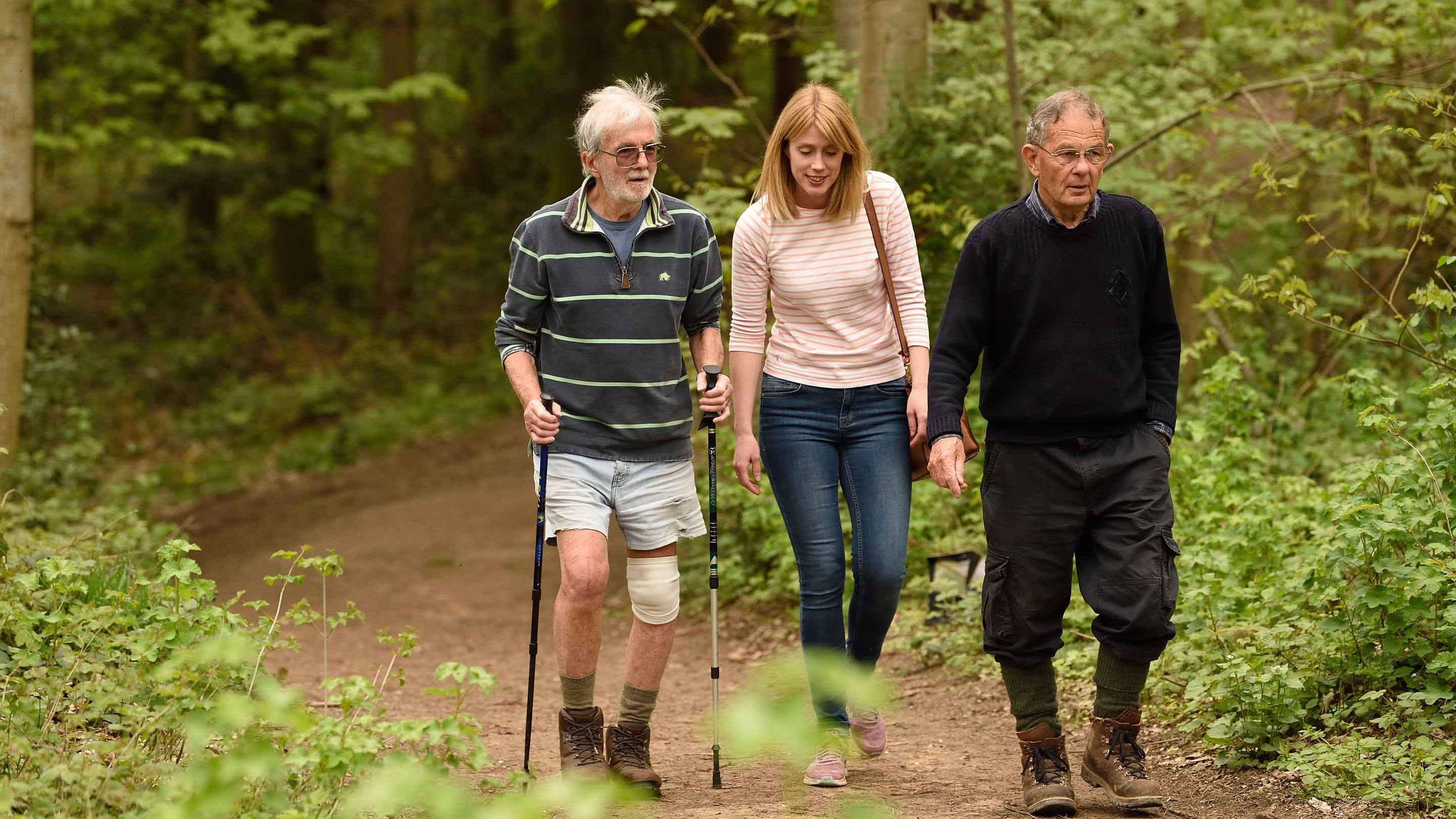 Walking at Comer Woods, Dudmaston, Shropshire