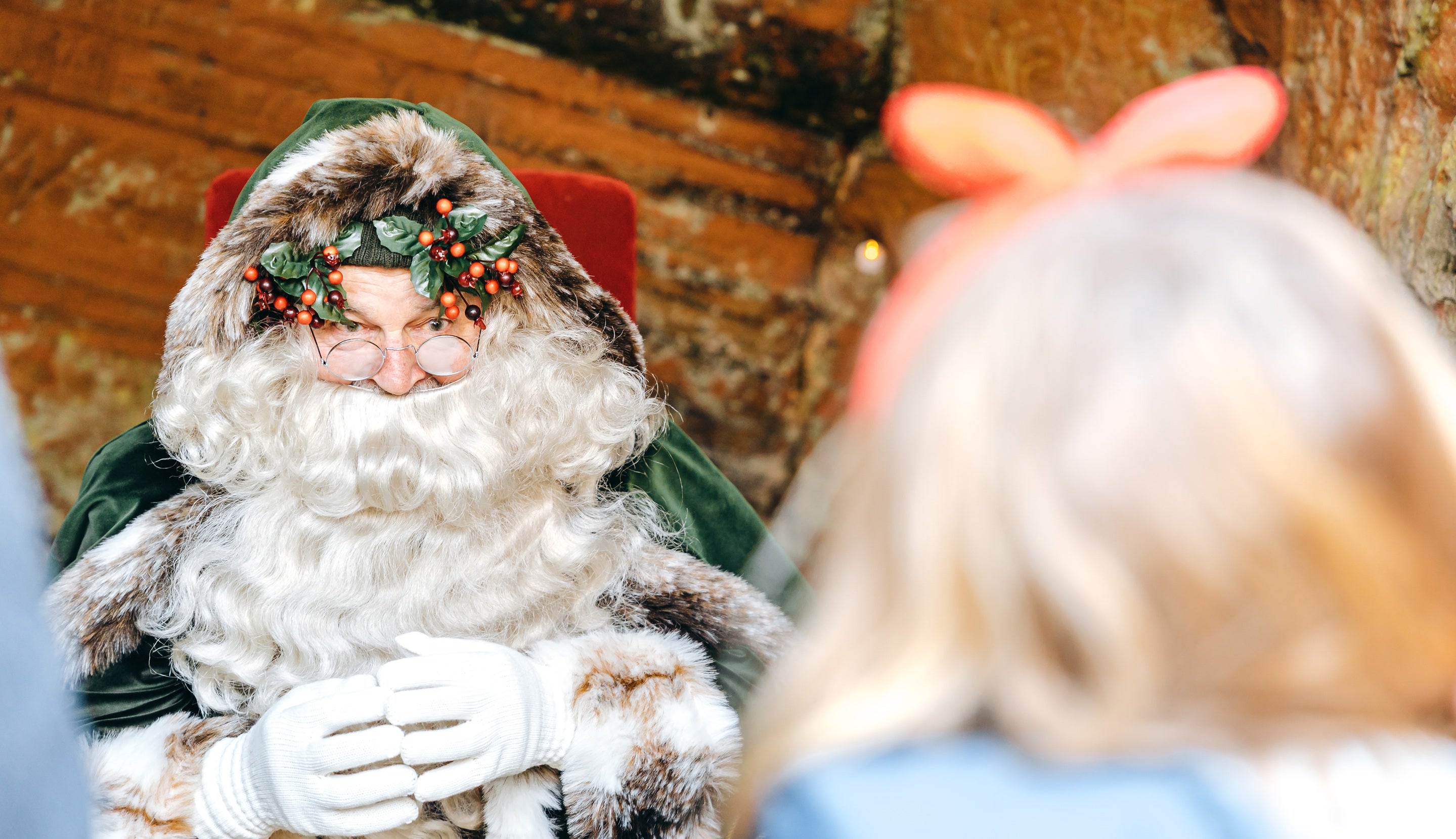 Kinver Rock Houses Father Christmas