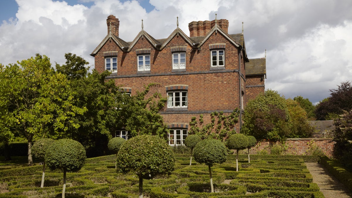 The garden at Moseley Old Hall Staffs National Trust