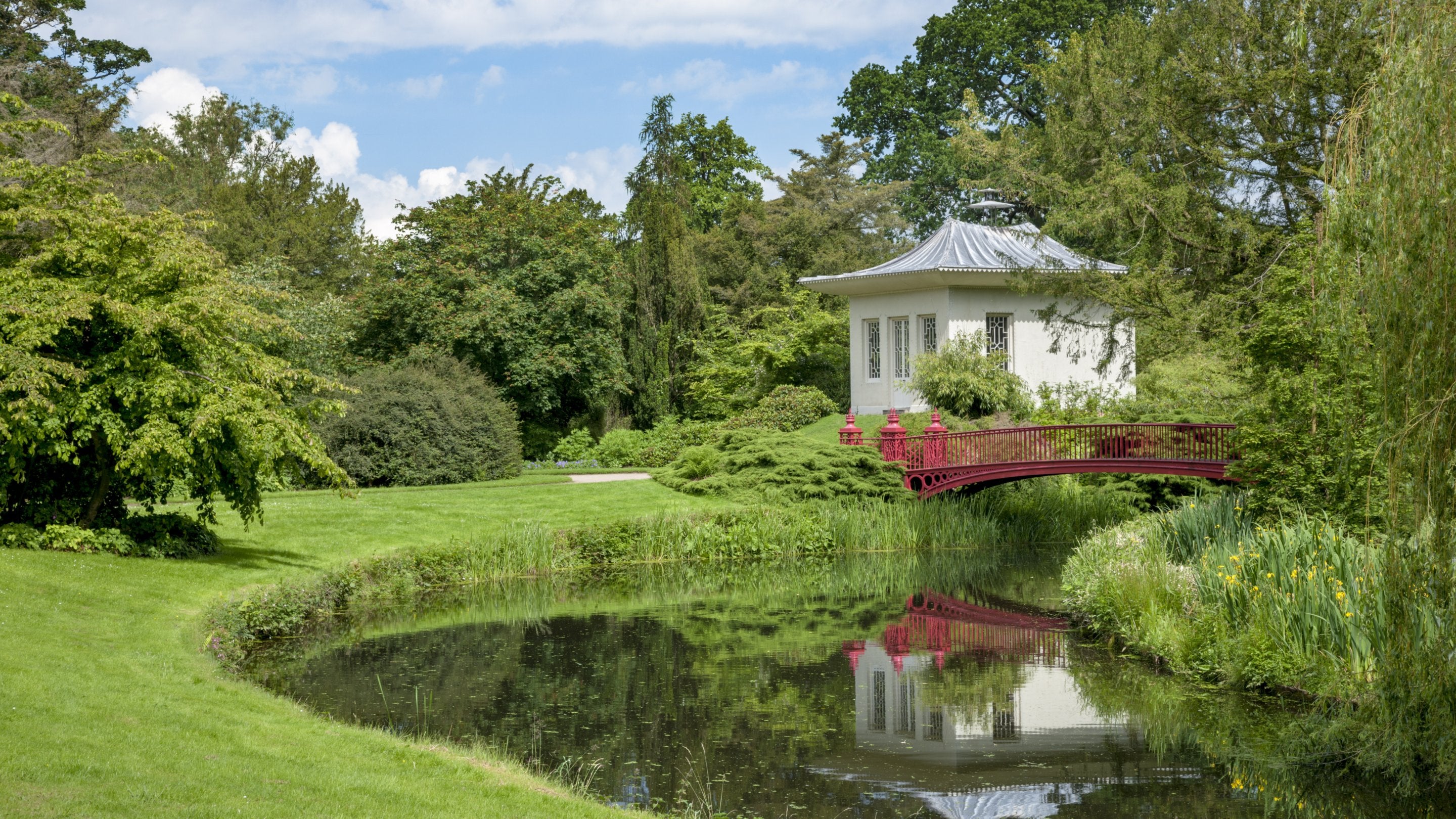 Chinese House in June on the Shugborough Estate, Staffordshire