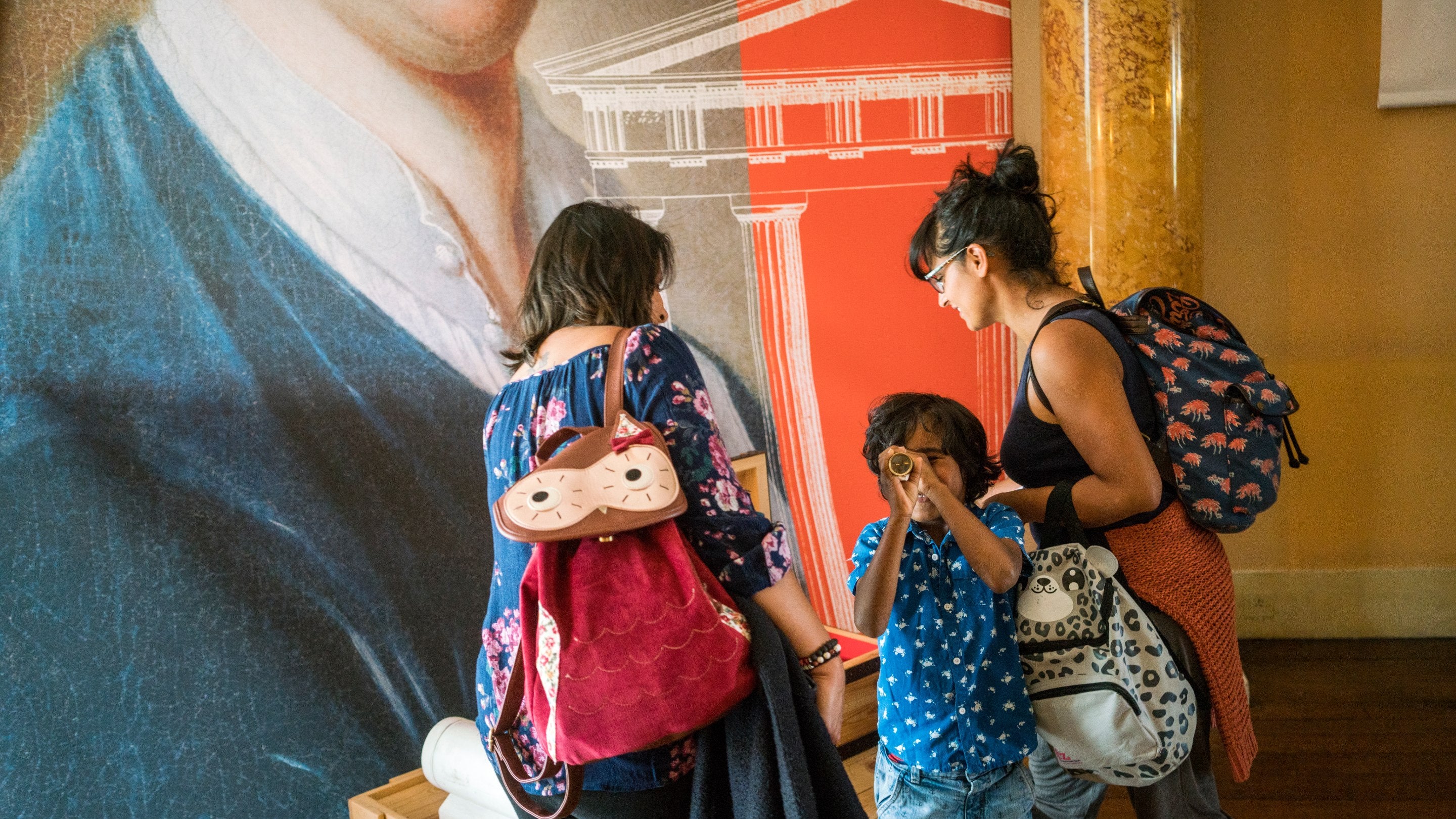 Visitors at Shugborough Estate, Staffordshire