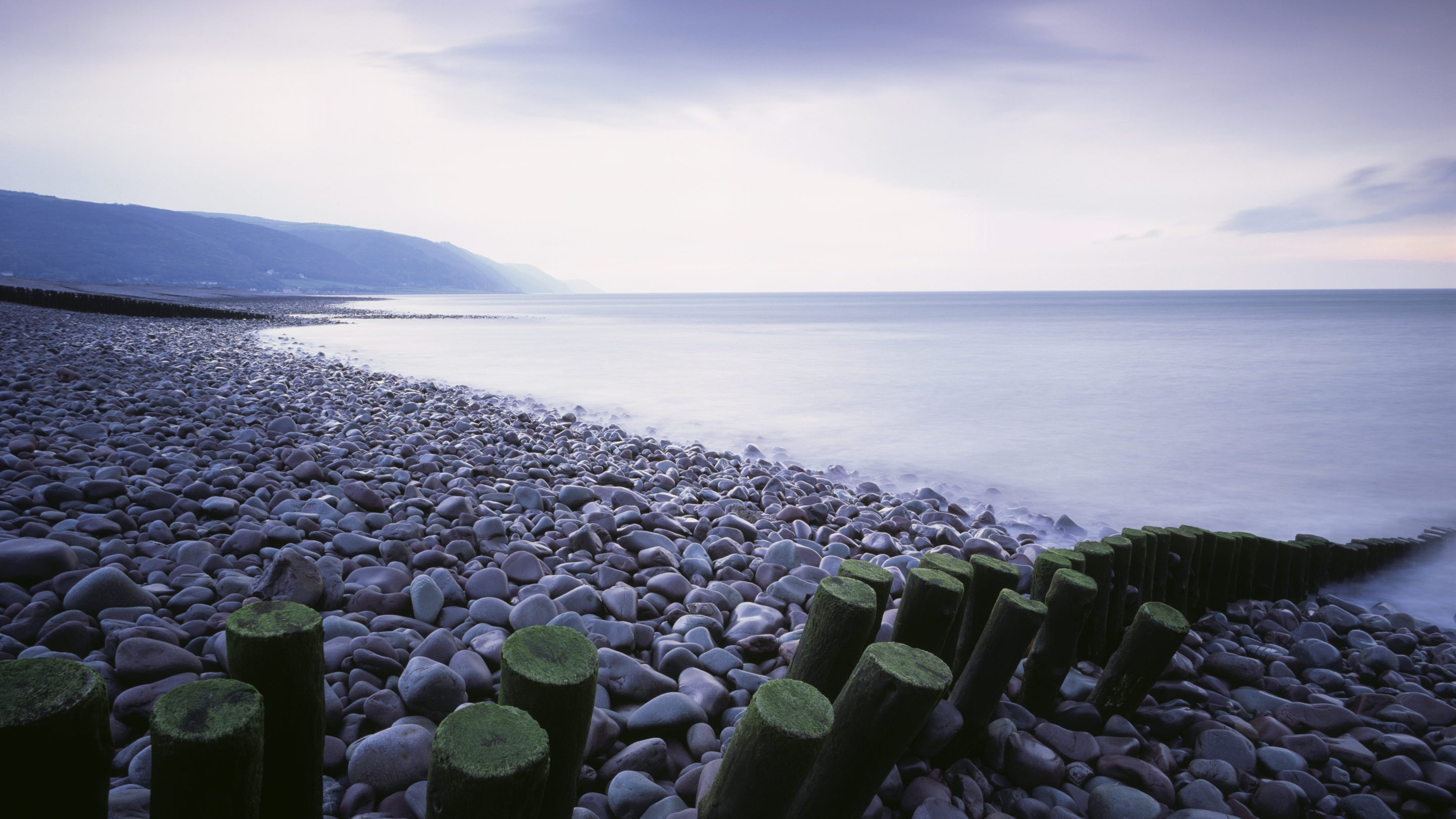 Bossington Beach, looking West on the Holnicote Estate, Somerset