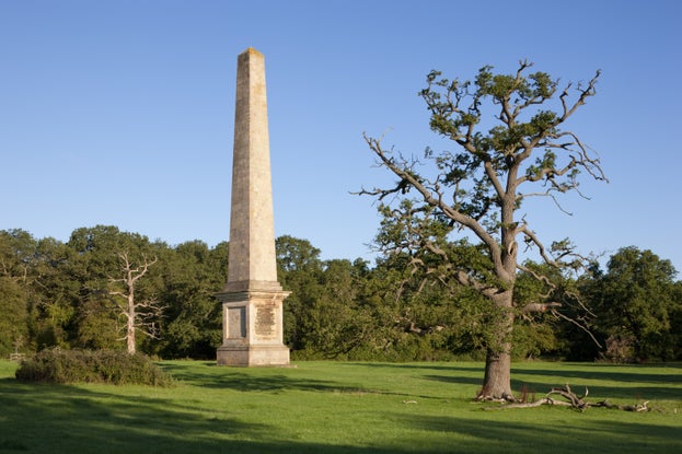 A view of the Ickworth Monument